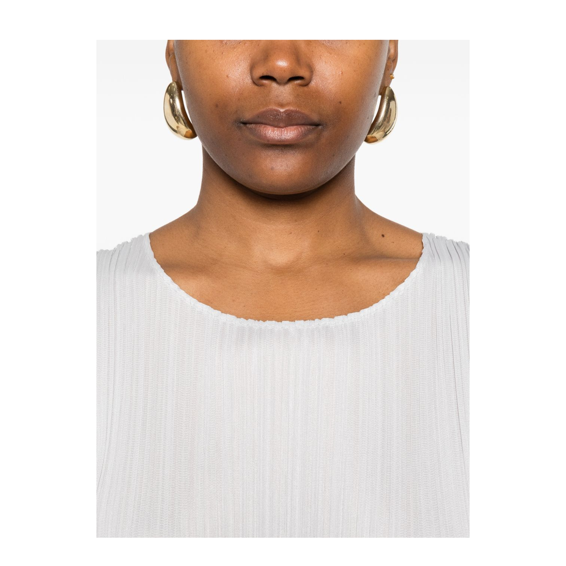 Pleated Long Dress - Image 2