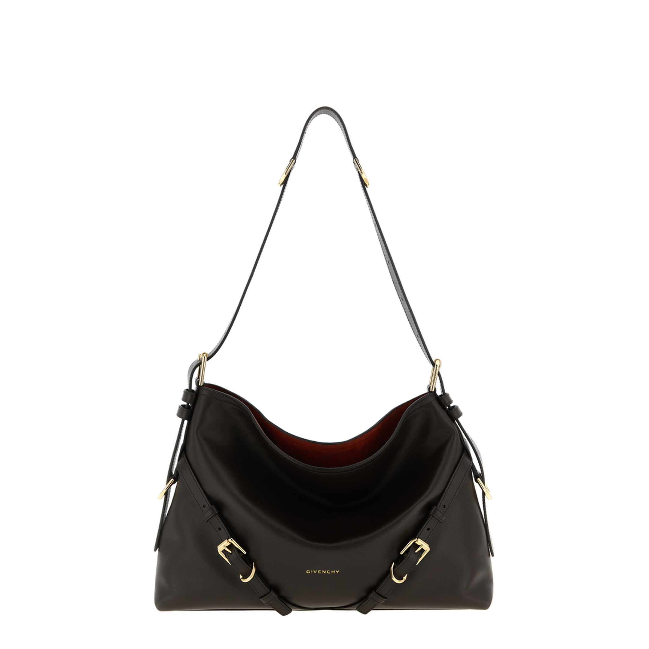 Medium Voyou Bag in Shiny Leather - Image 3
