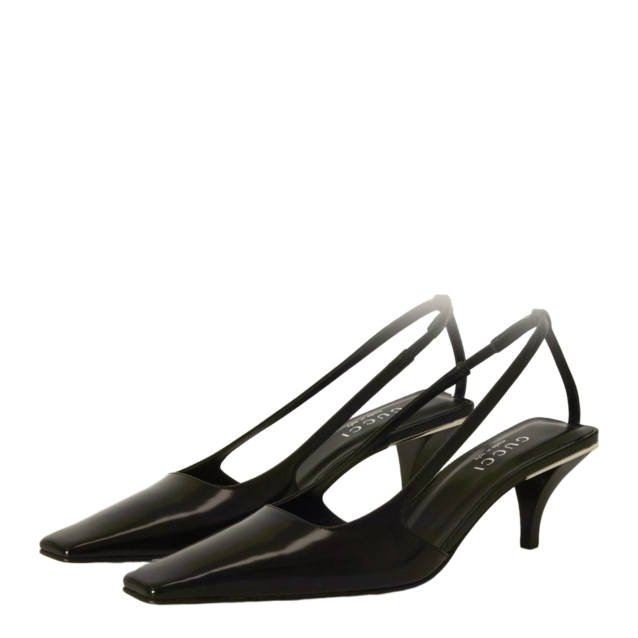 Crystal Logo Slingback Pumps - Image 2