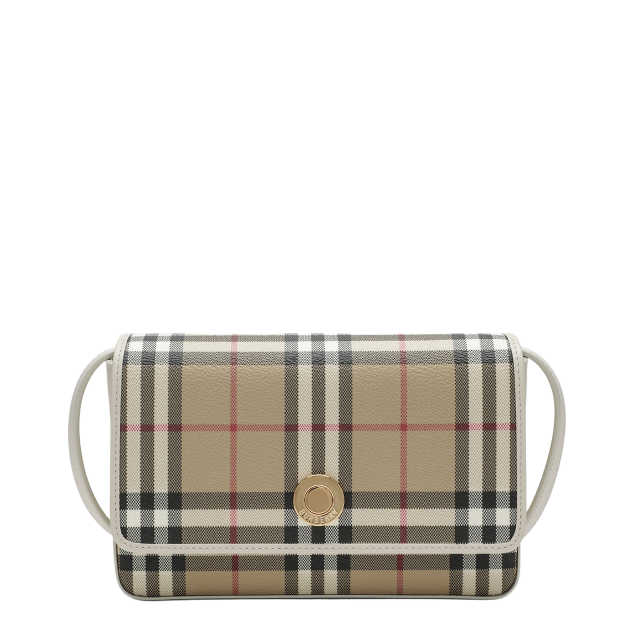 Hampshire Coated Cotton Blend Crossbody Bag - Archive Beige/Soap Beige - Image 1