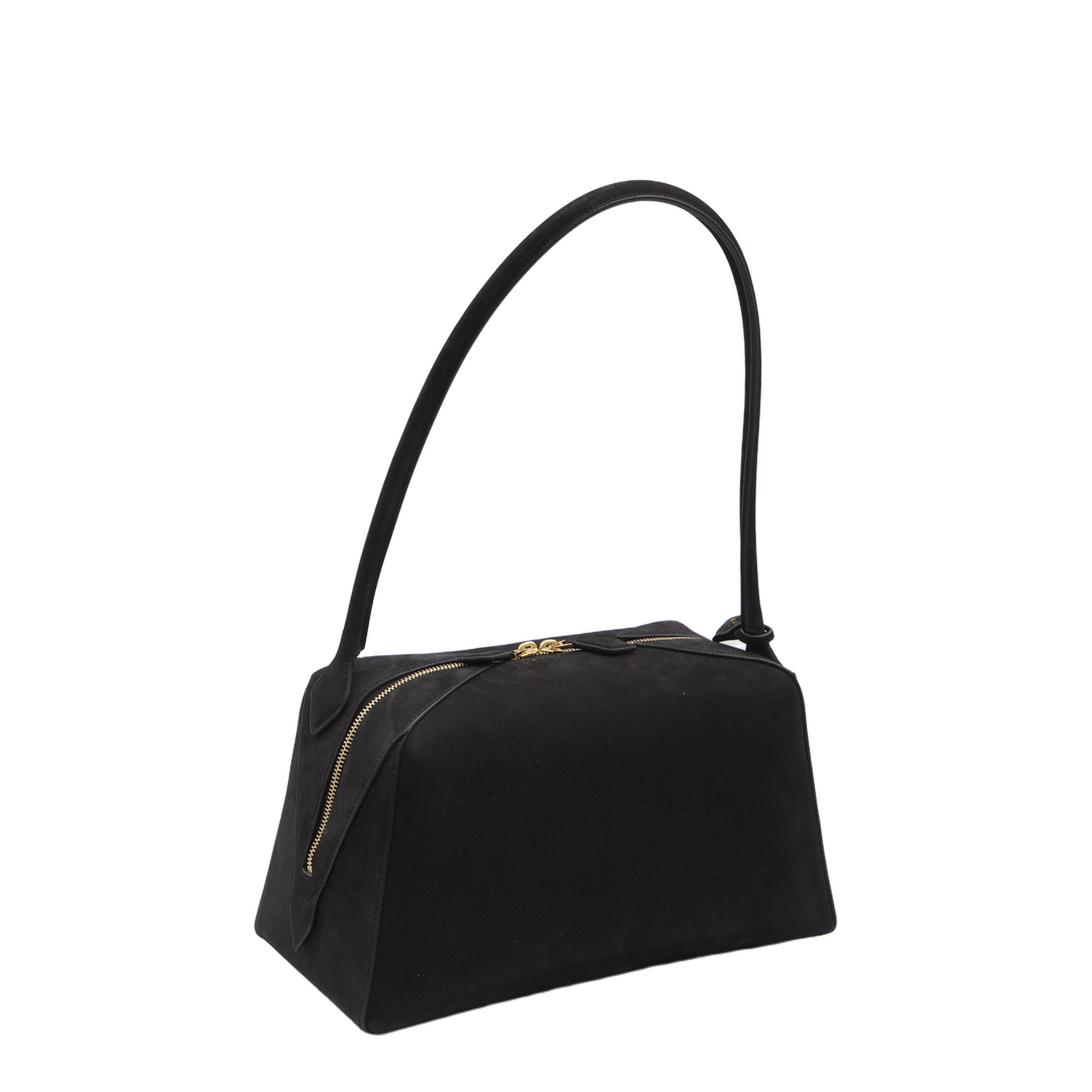 Noir Le Bouledogue Bag in Nubuck - Image 2