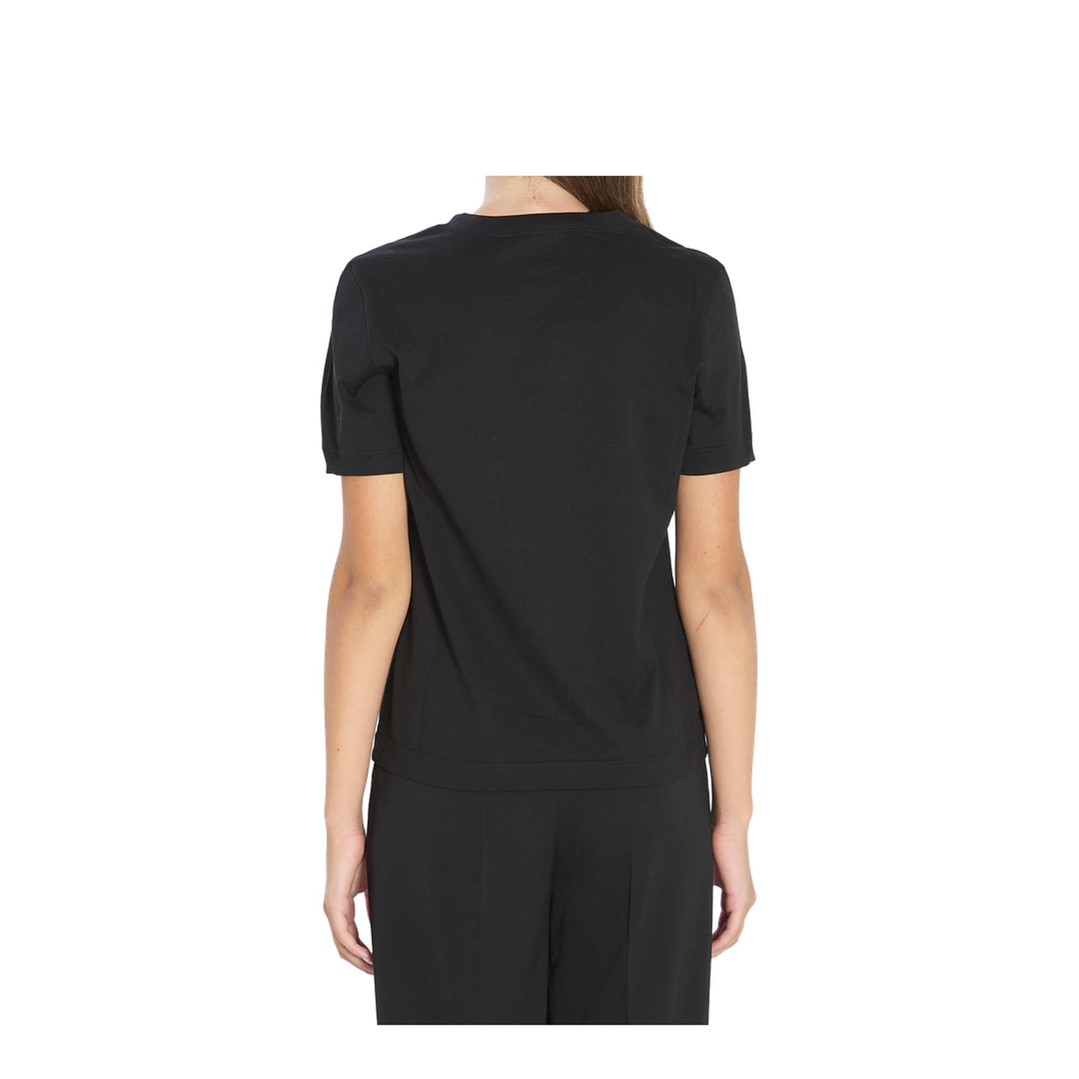 Black Cotton Logo T-Shirt - Image 4