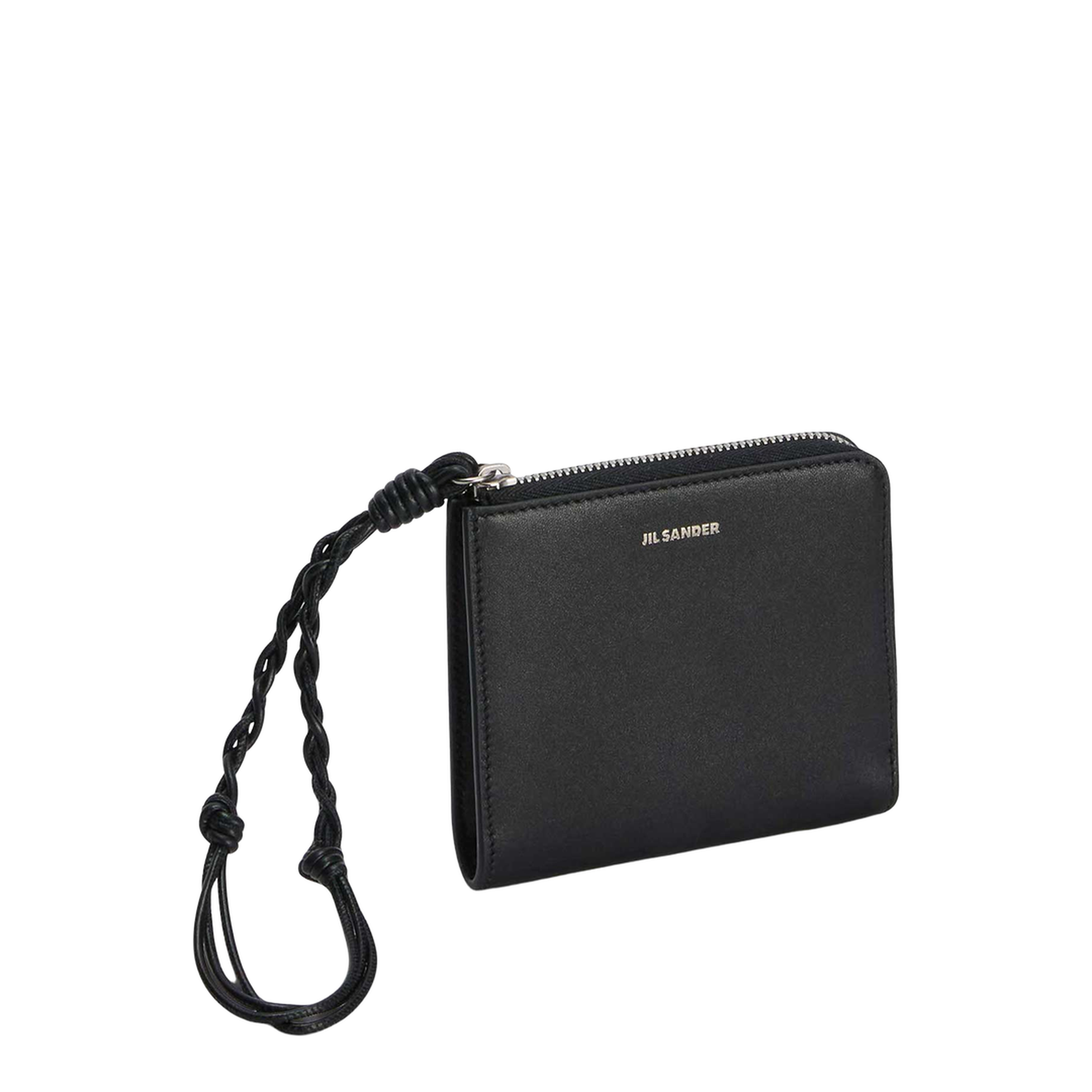 Tangle Calfskin Card Holder - Black - Image 3