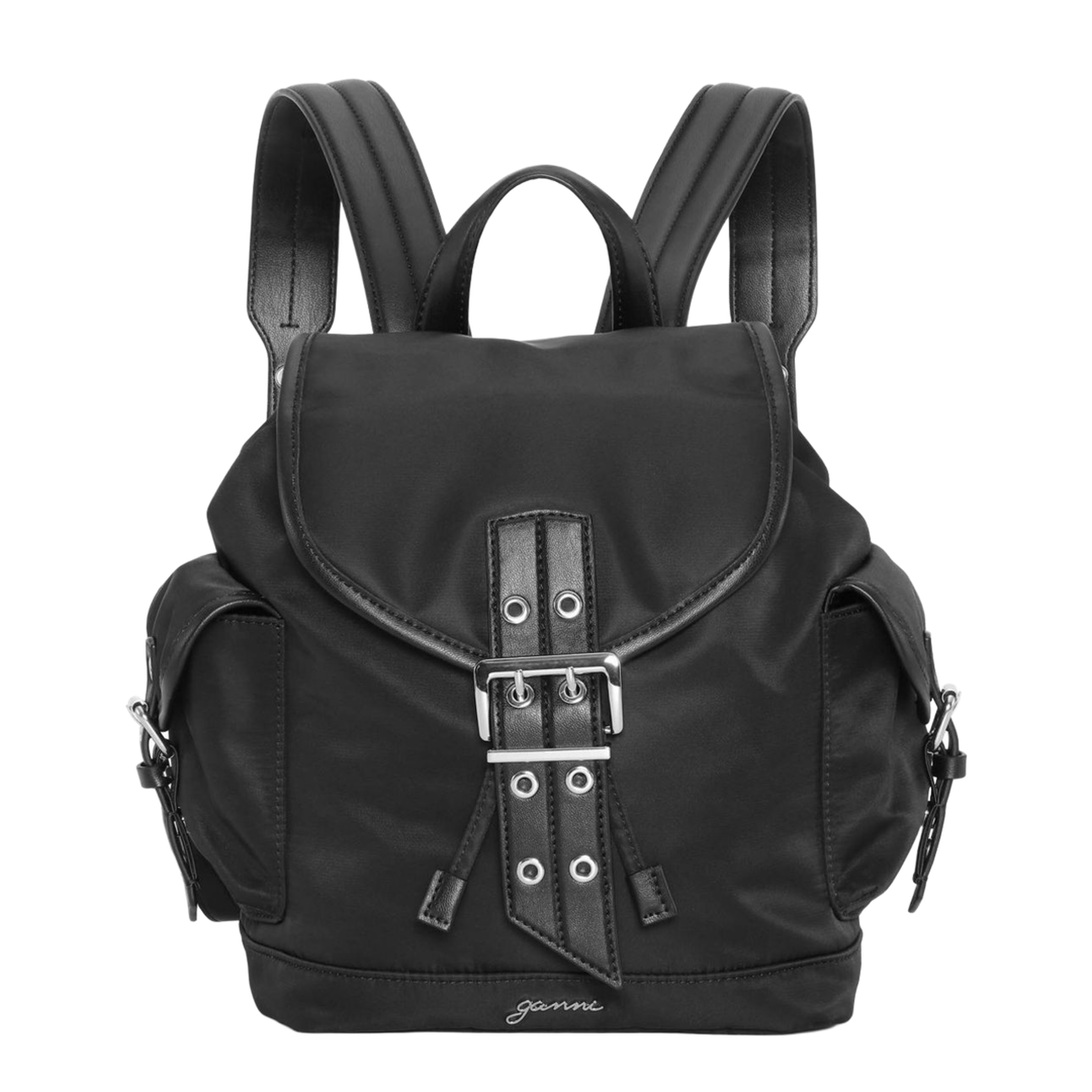 Bucky Small Nylon Backpack - Black - Image 1