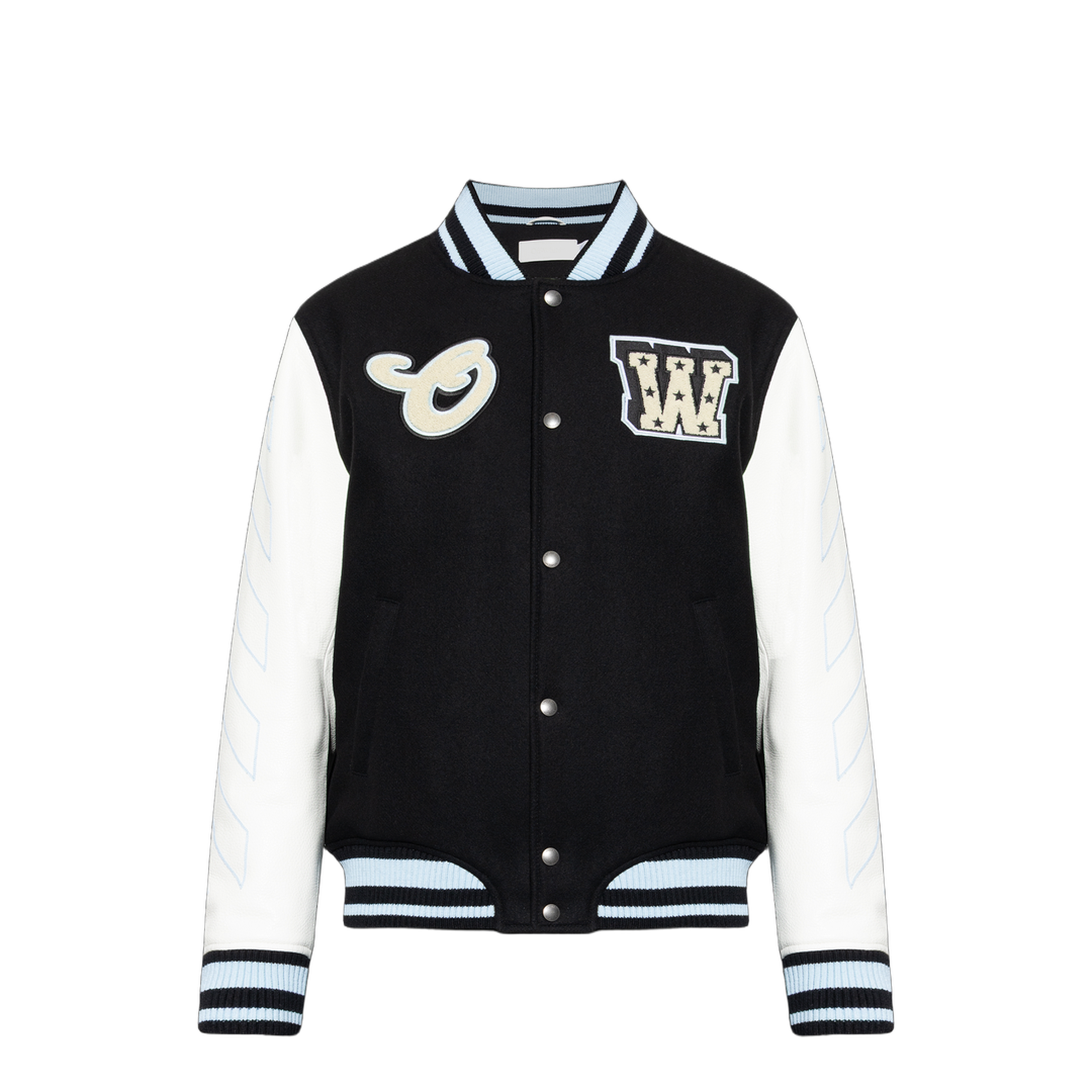 Star-Logo Varsity Bomber Jacket - Image 1