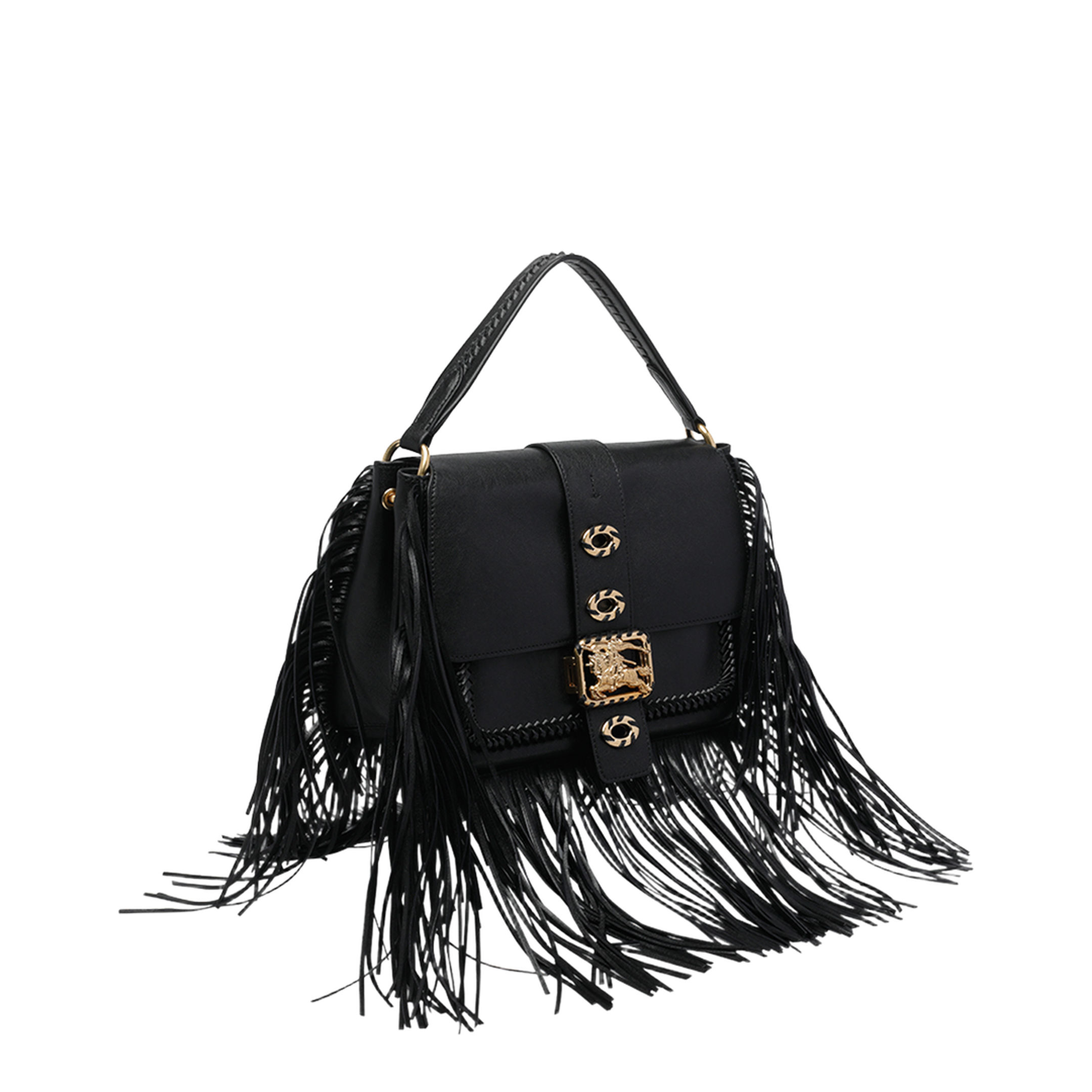 Rider Small Lamb Leather Handbag - Black - Image 2