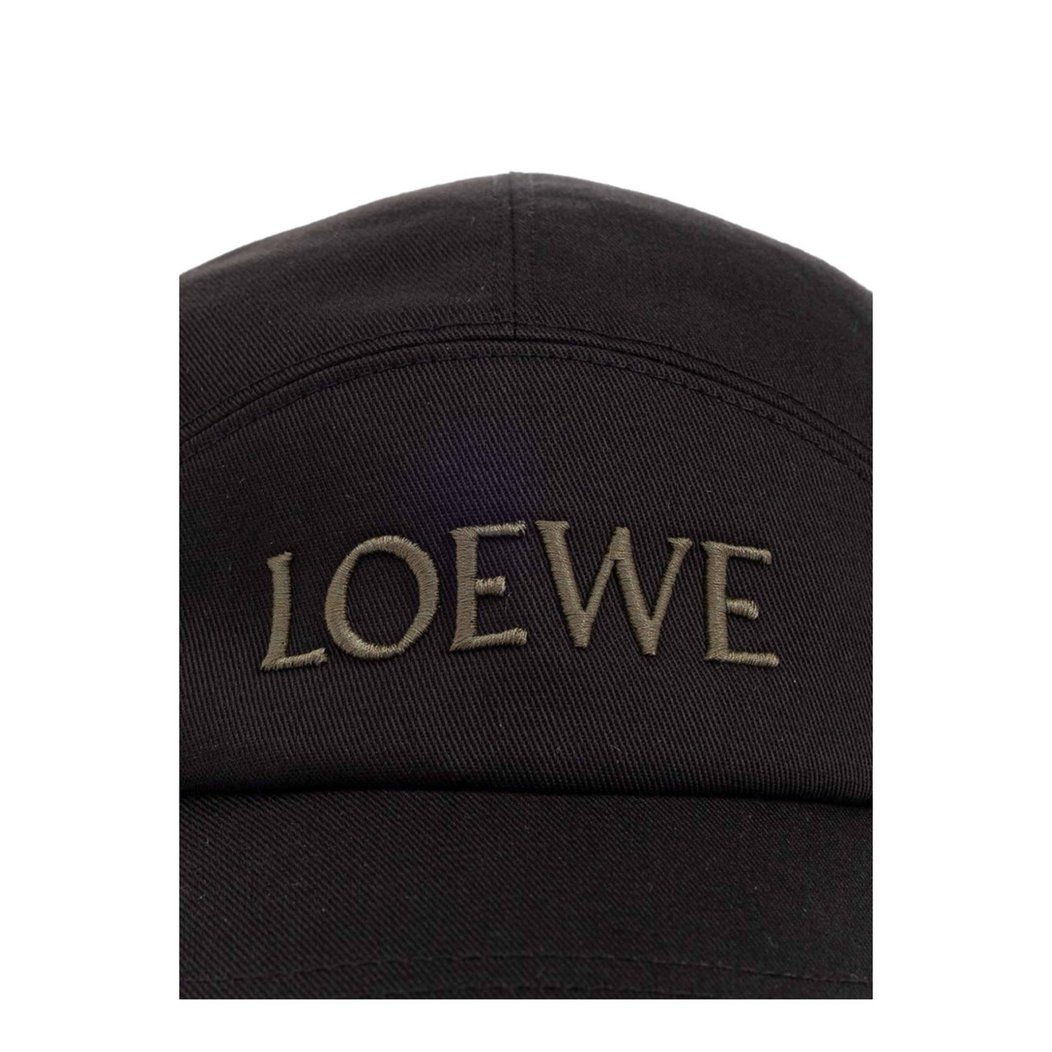 Camp Cap in Cotton Black - Image 3