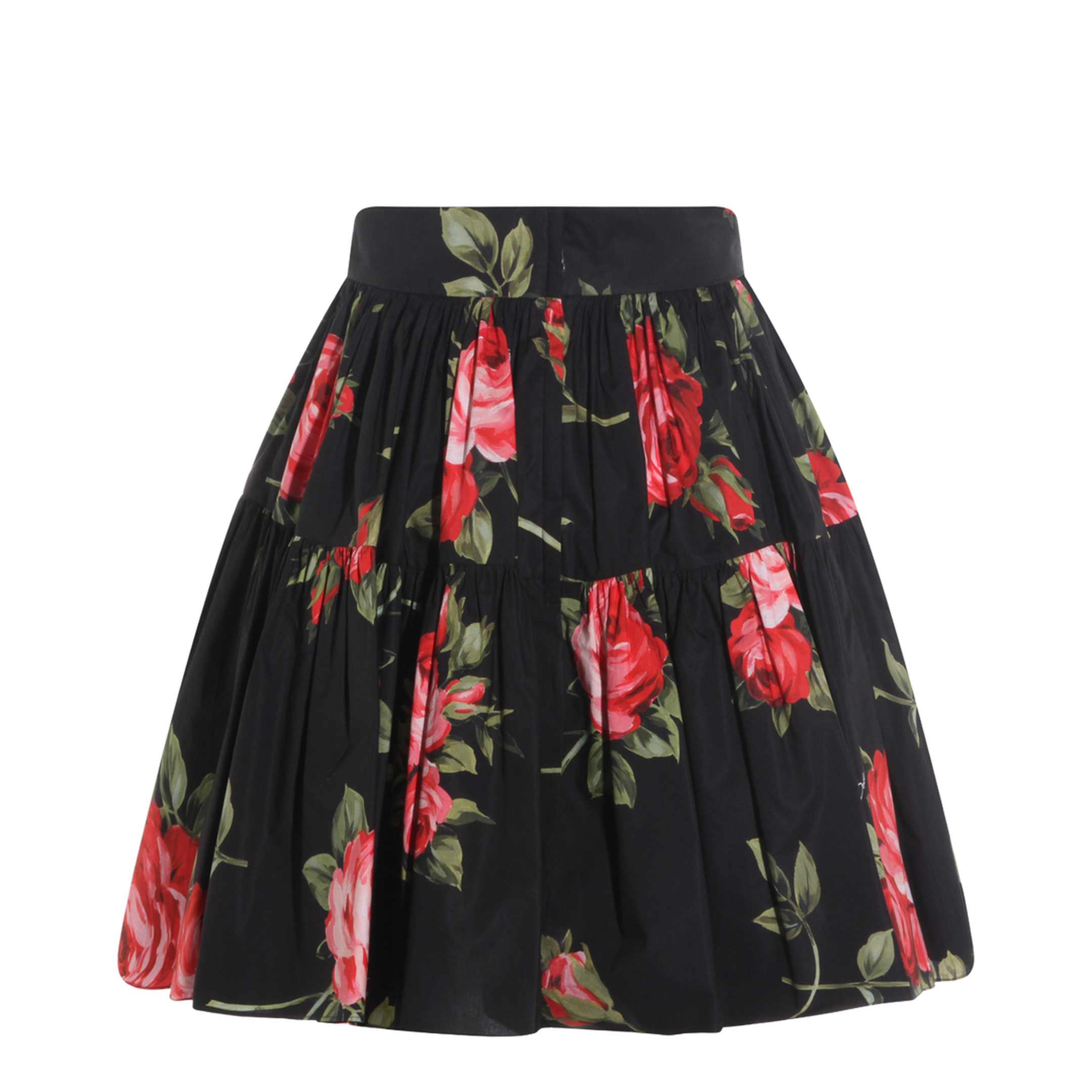 Miniskirt with Bouquet Print - Image 4