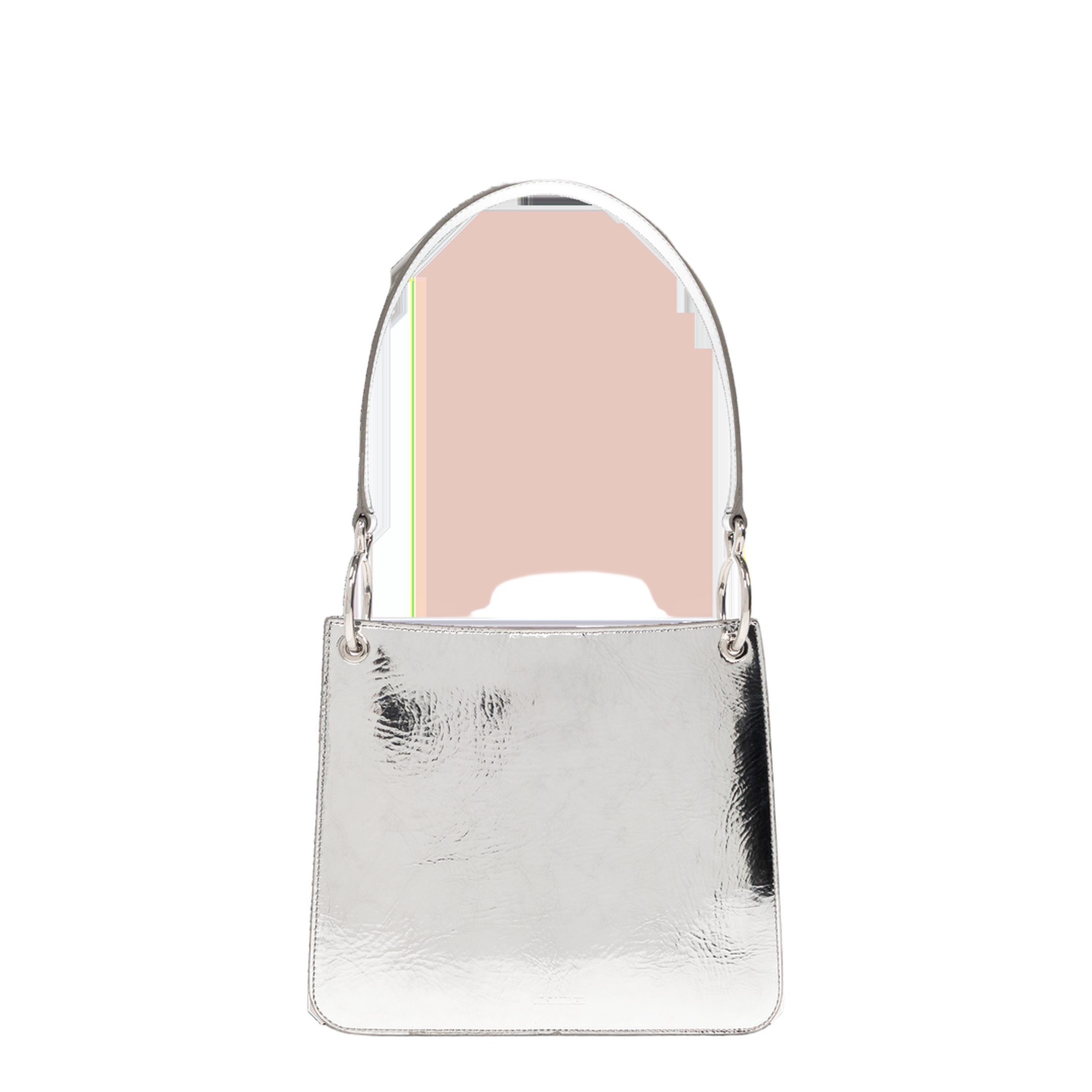 Otto Small Sheepskin Tote - Silver - Image 1