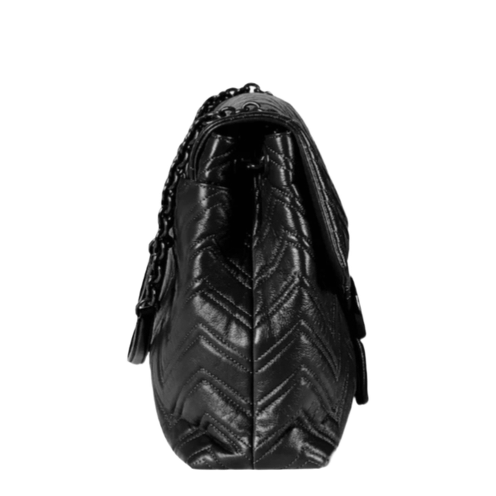 GG Marmont Shoulder Bag Black - Image 3