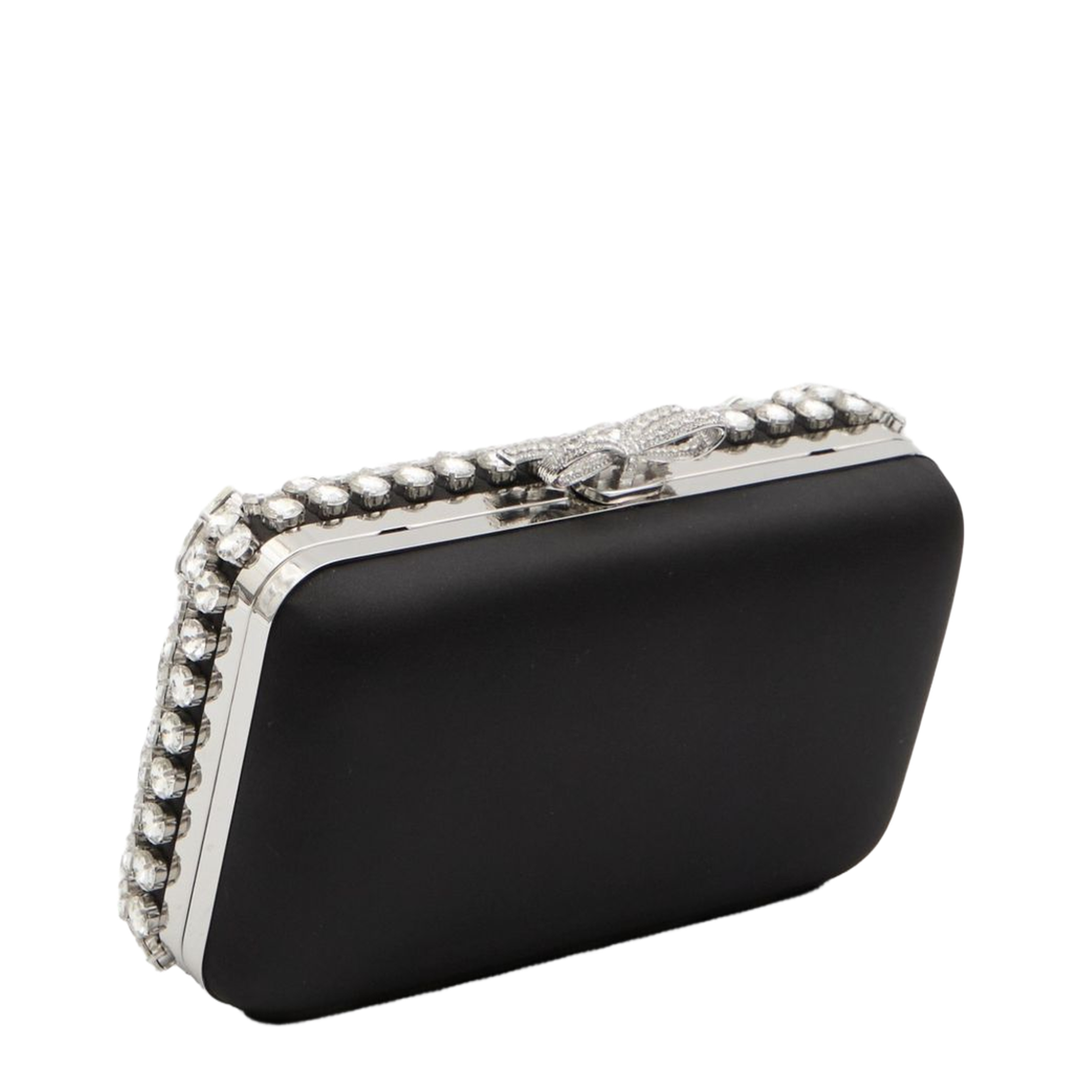 Crystal Clutch Bag - Black - Image 2