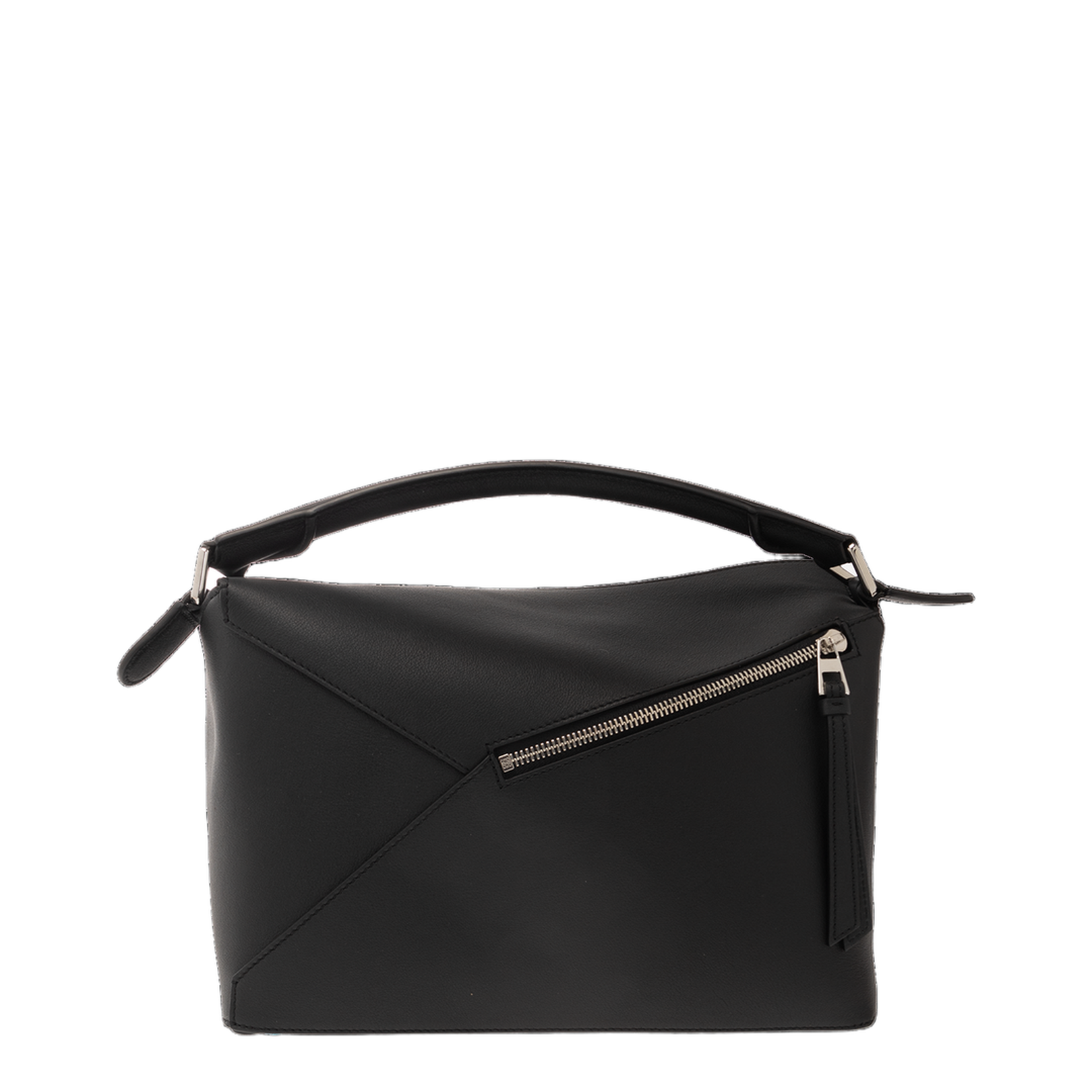 Puzzle Medium Shoulder Bag Black - Image 3