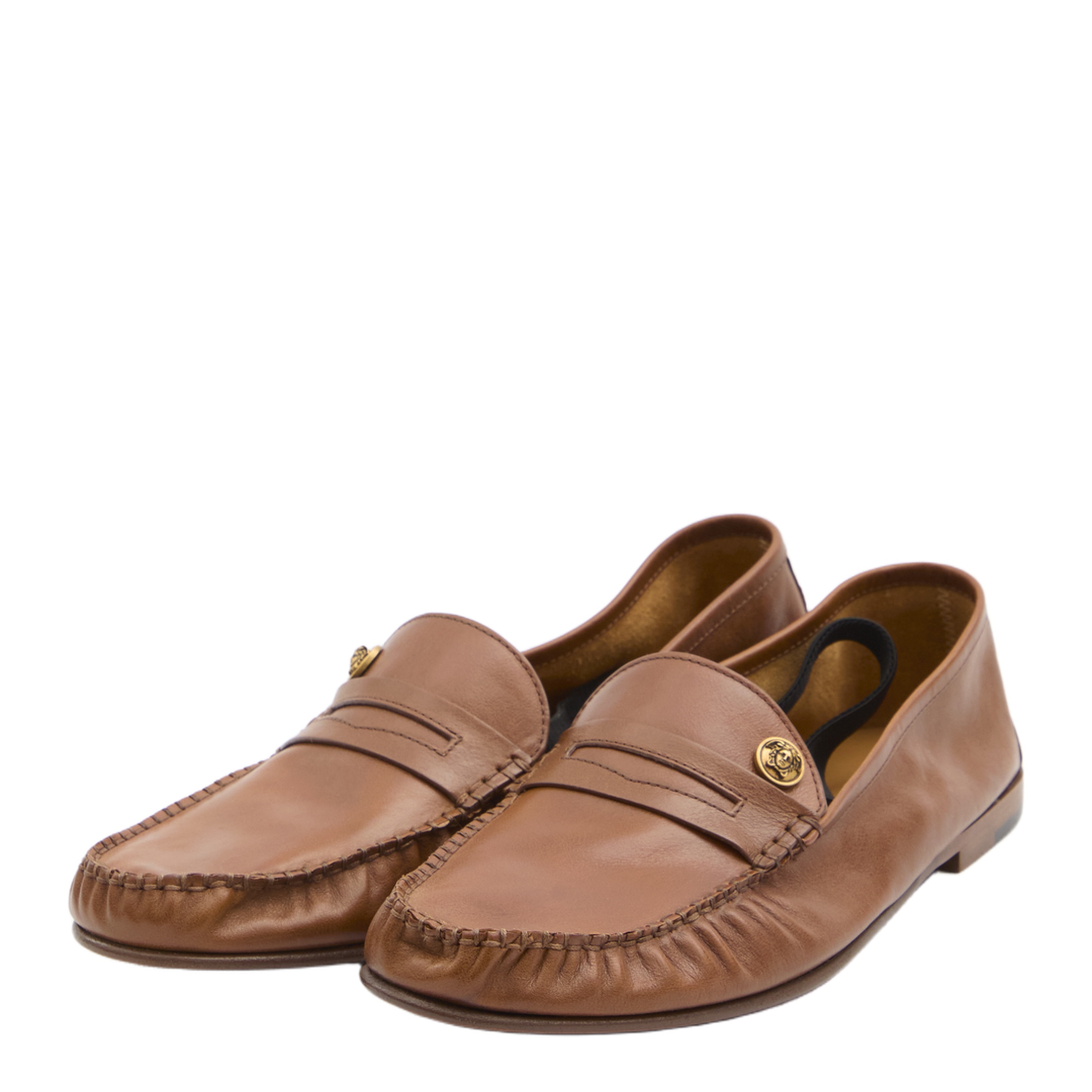 Medusa Leather Loafers - Image 2