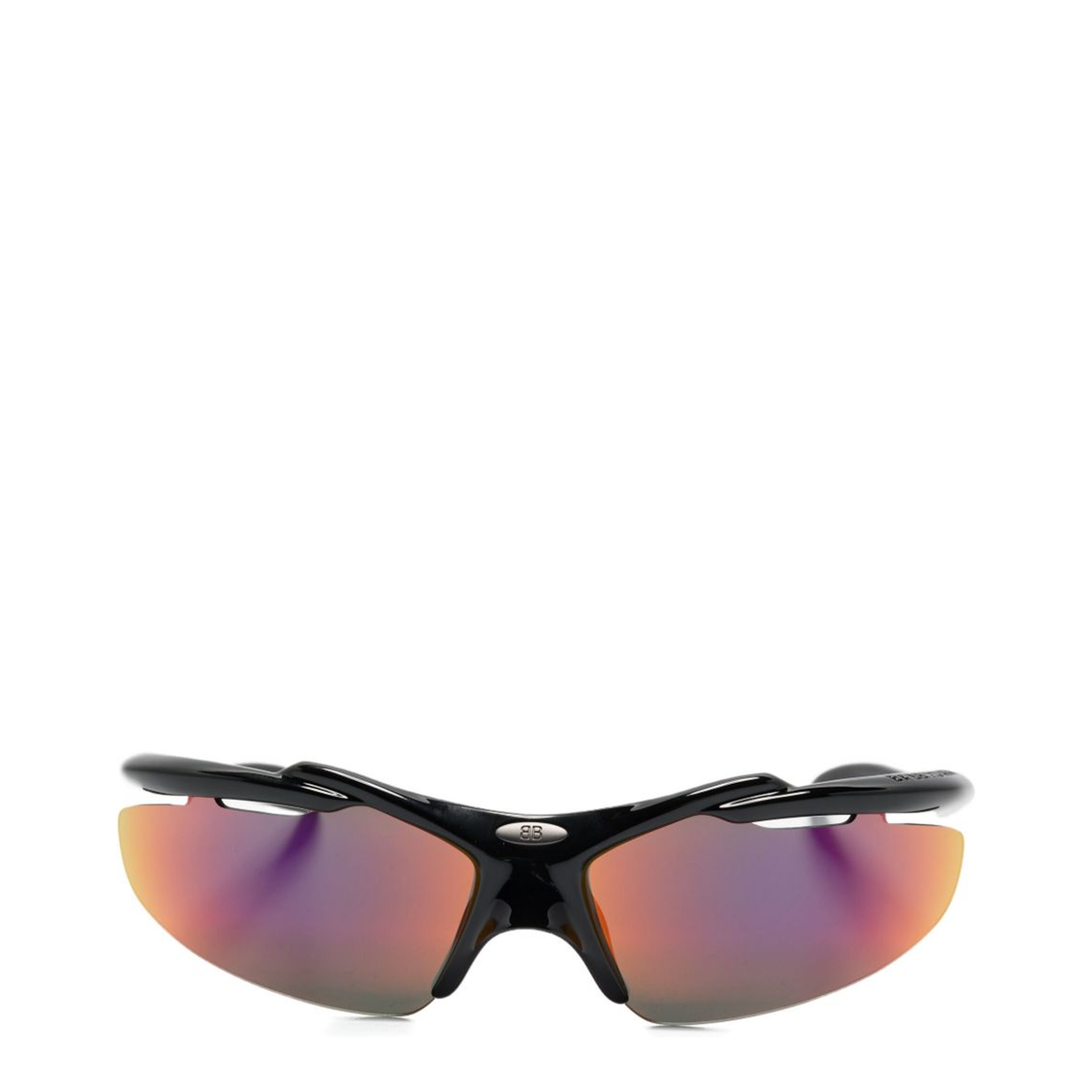 Turbo D-frame Sunglasses in Black - Image 1