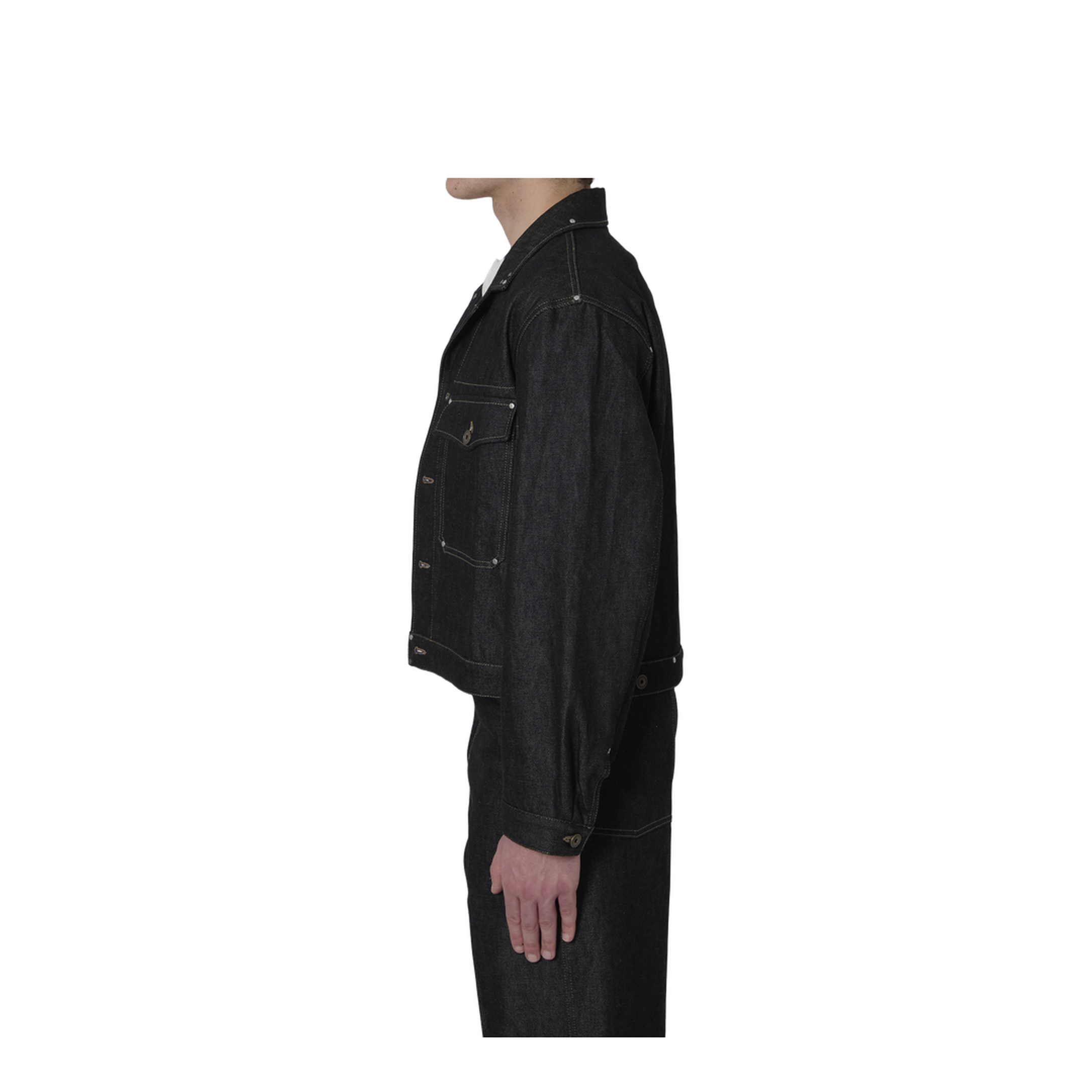 Denim Trucker Jacket - Image 3