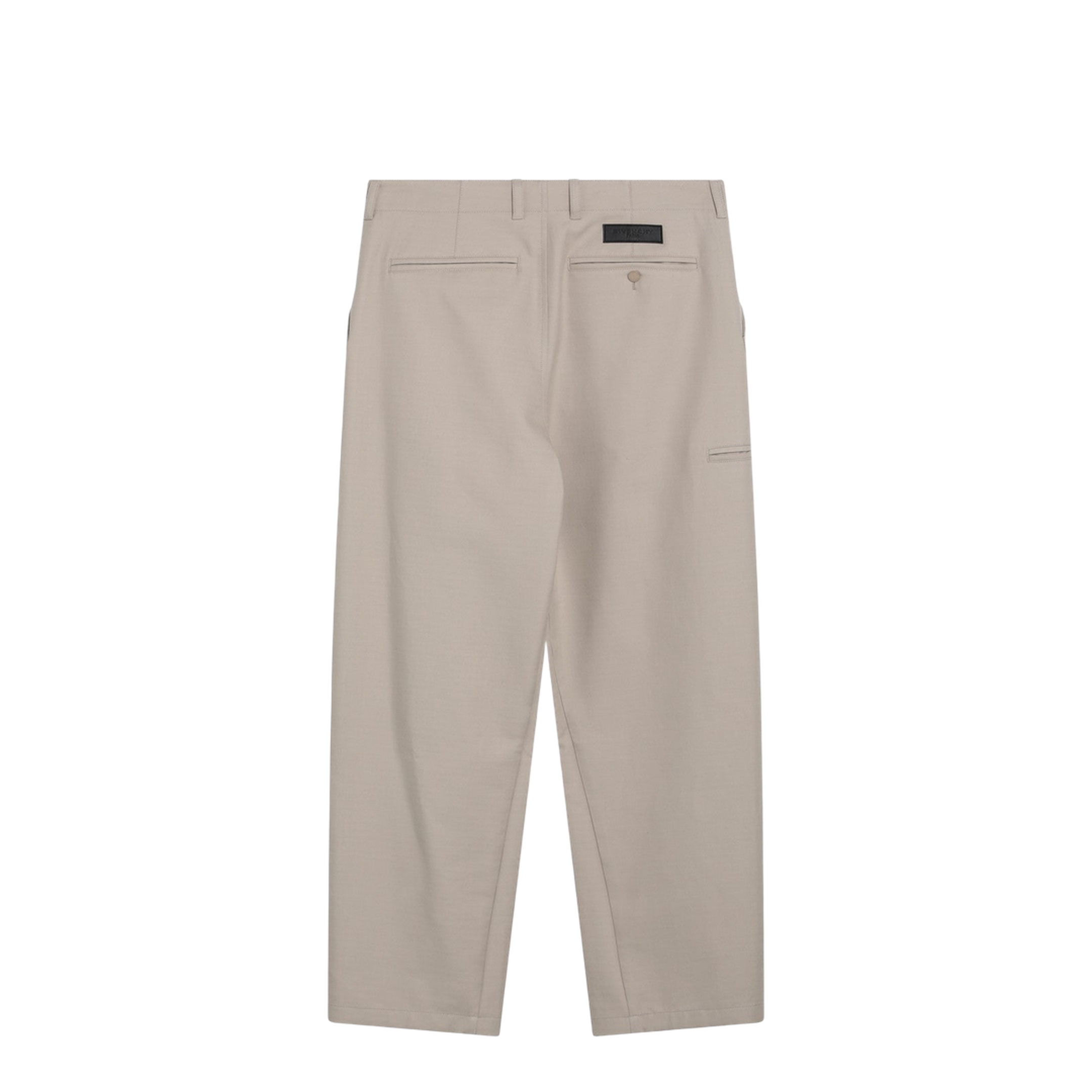 Beige Cotton Trousers - Image 2