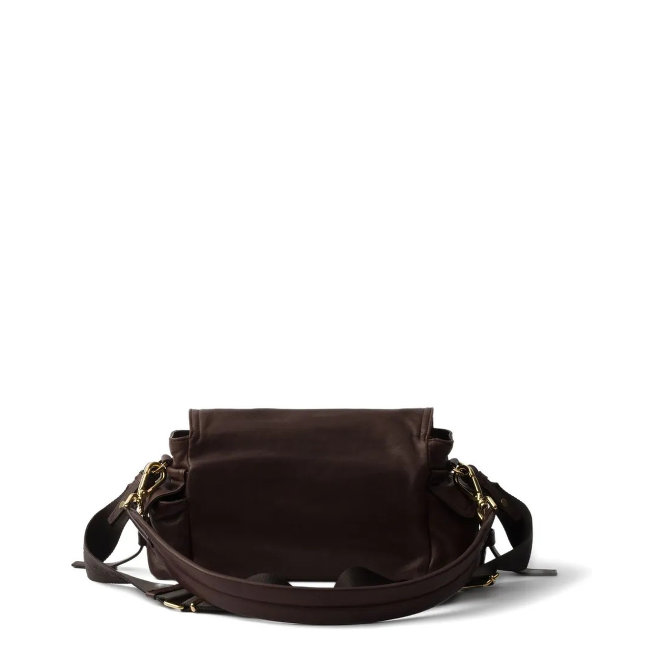 Explore Medium Nappa Leather Shoulder Bag with Flap - Image 3
