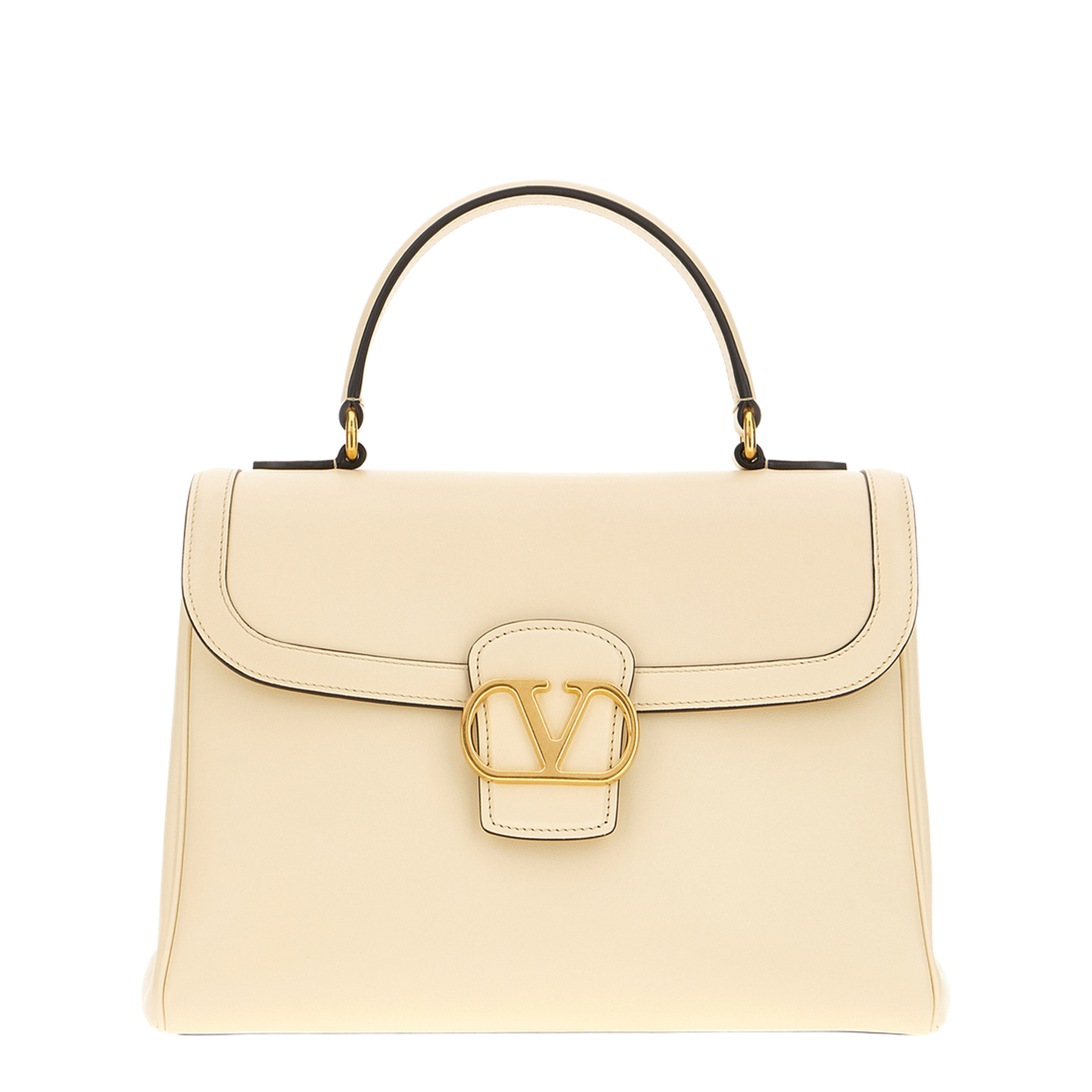 9TO5 Large Leather Shoulder Bag - Butter - Image 3