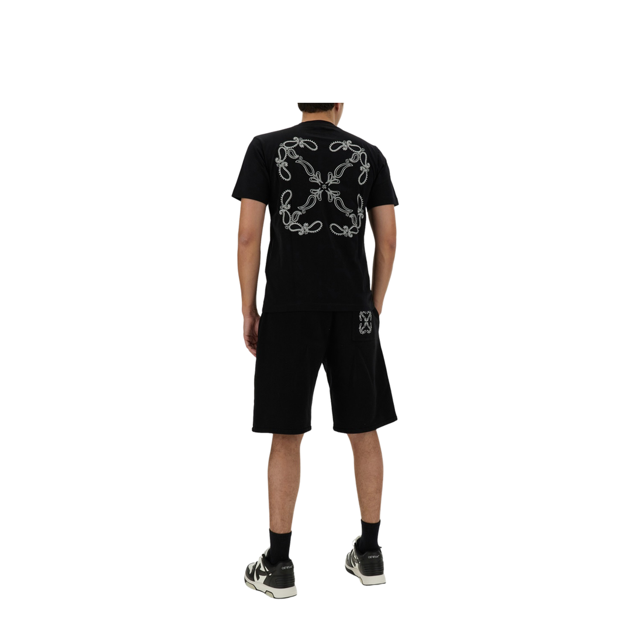 Sporty Bermuda Shorts with Embroidered Arrow - Image 2