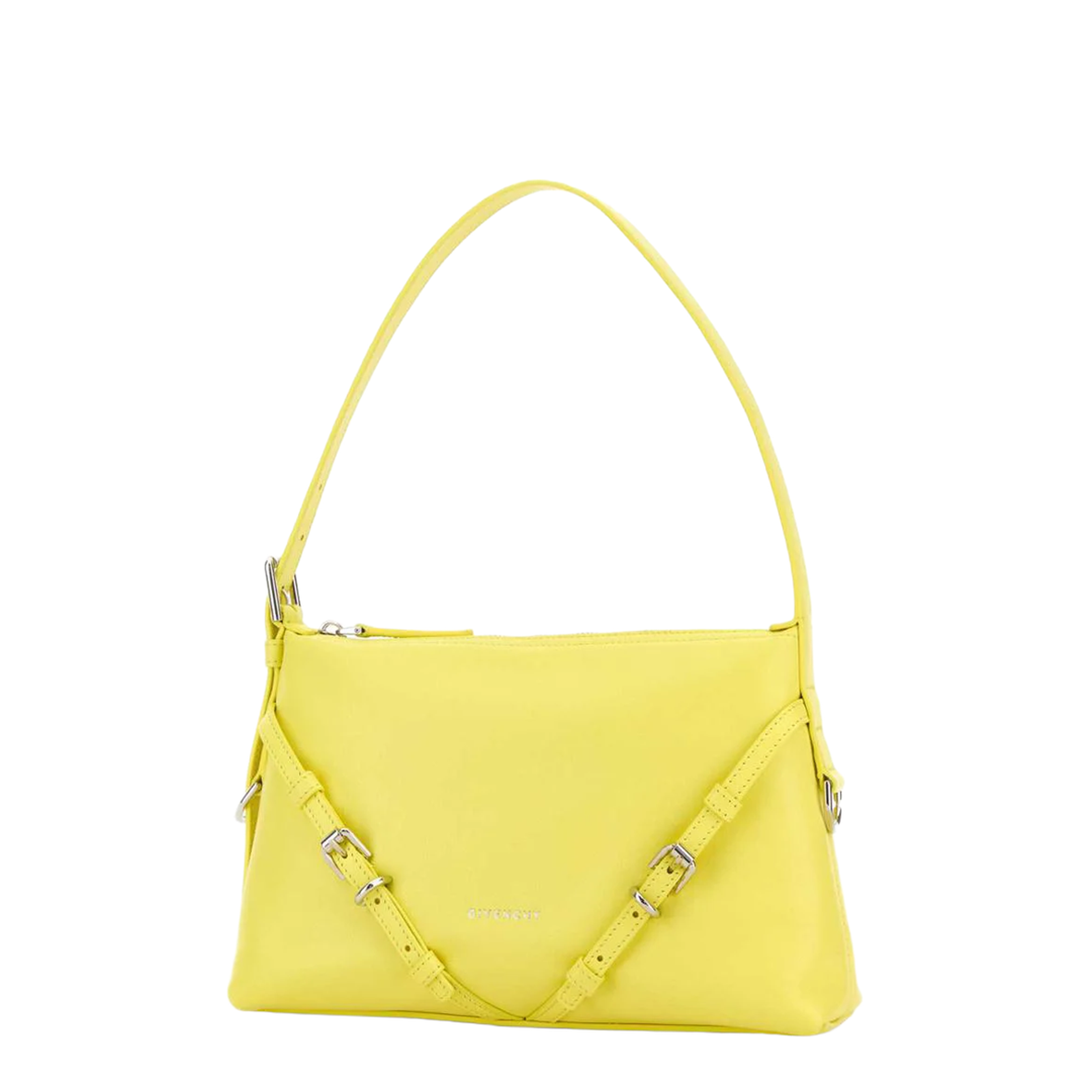 Mini Voyou Handbag Leather Yellow - Image 2