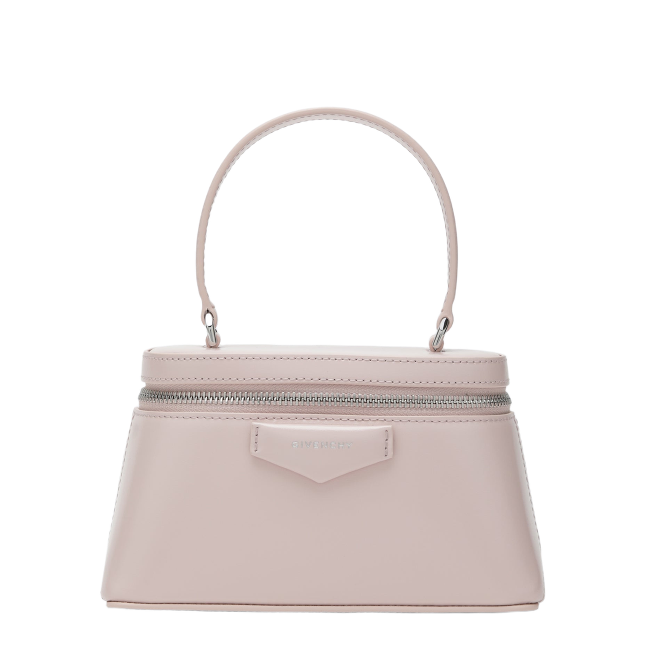 Antigona Box Leather Vanity Bag - Baby Pink - Image 1