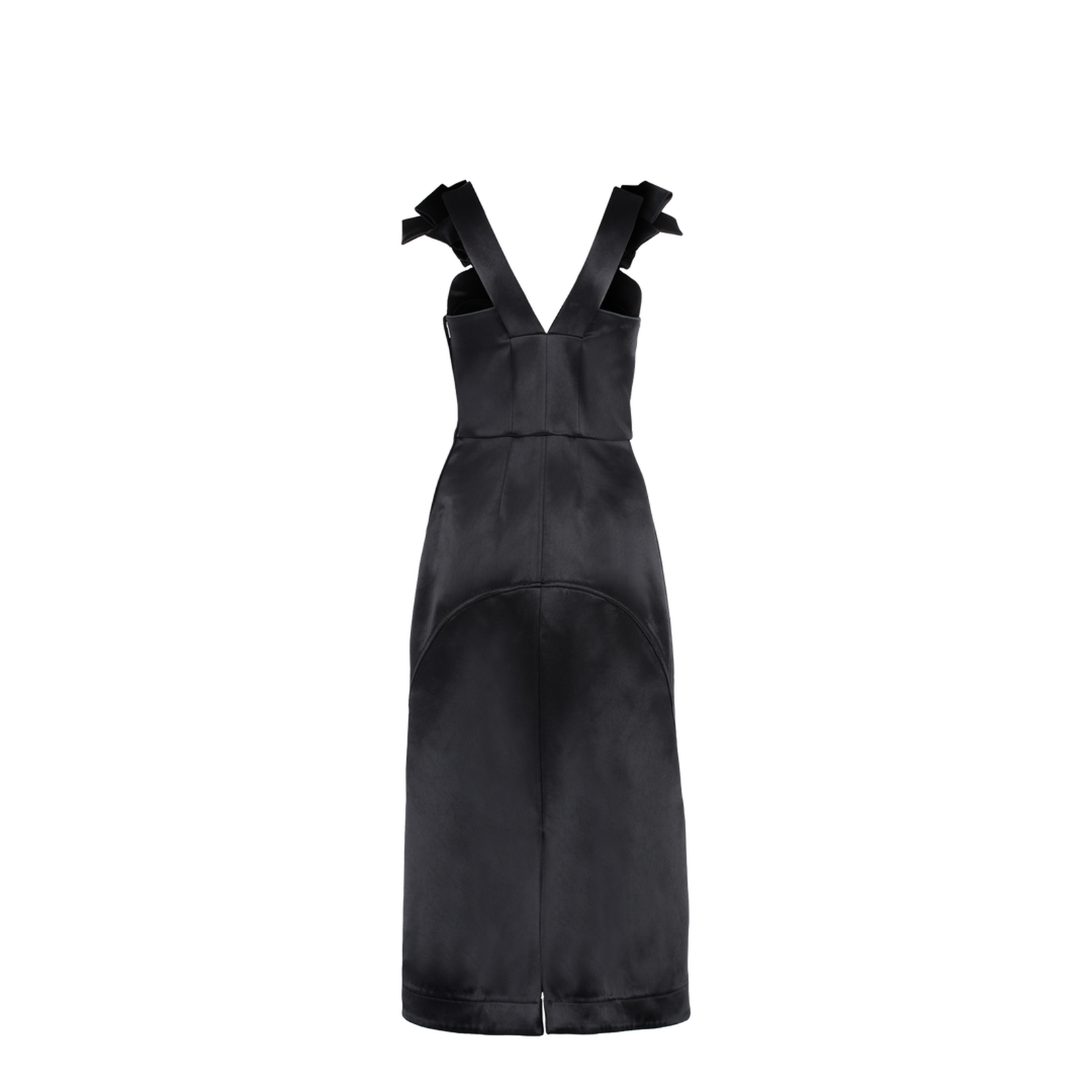 Satin Midi Dress - Image 2