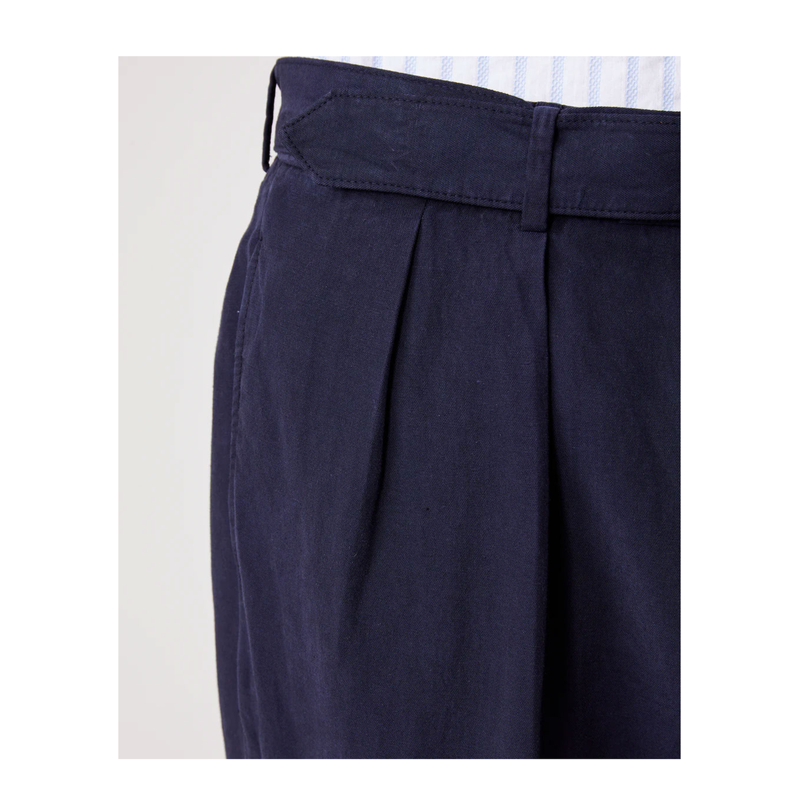 Pierre Cotton-linen Pants In Blue - Image 5