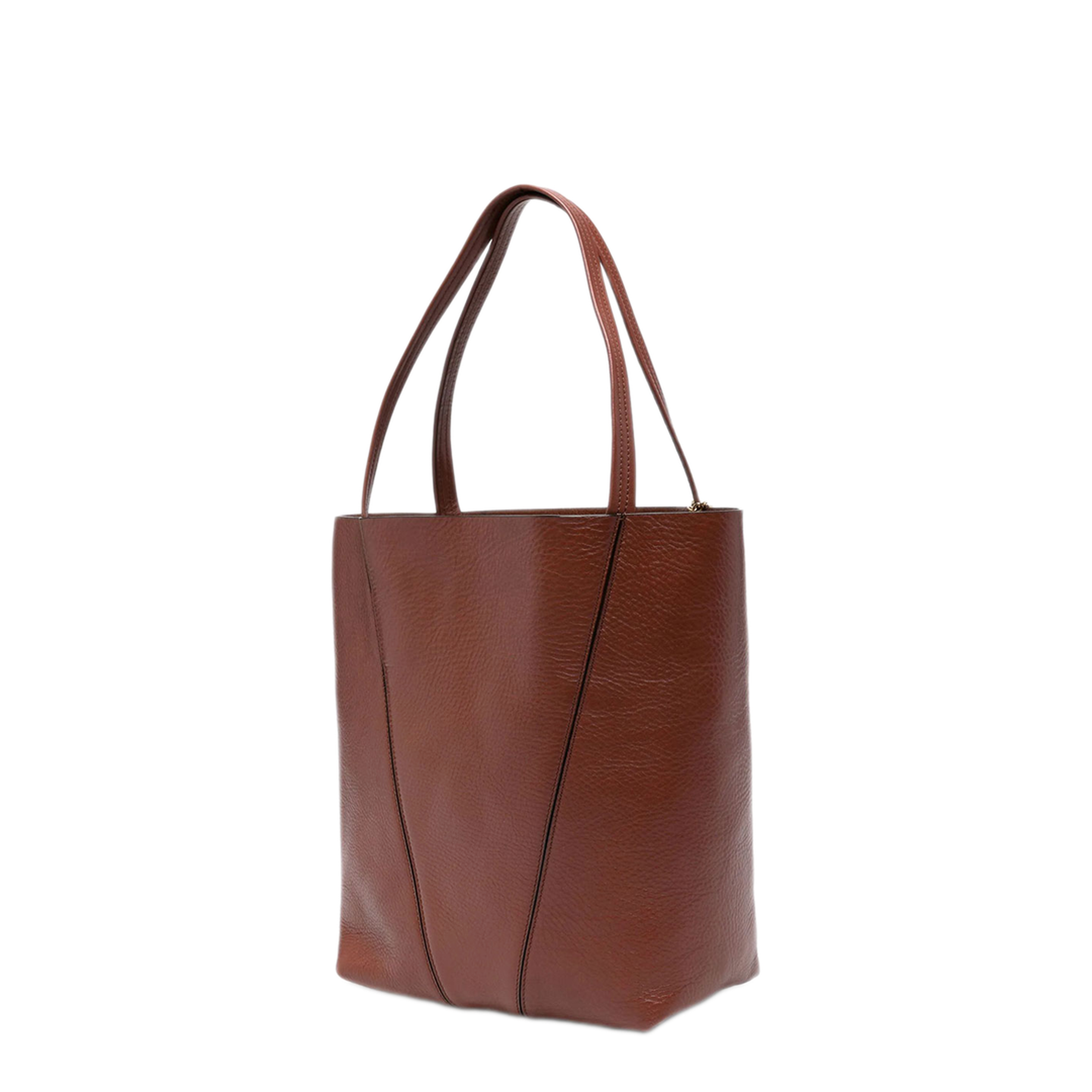 Spin Tote Bag in Grained Leather - Image 5