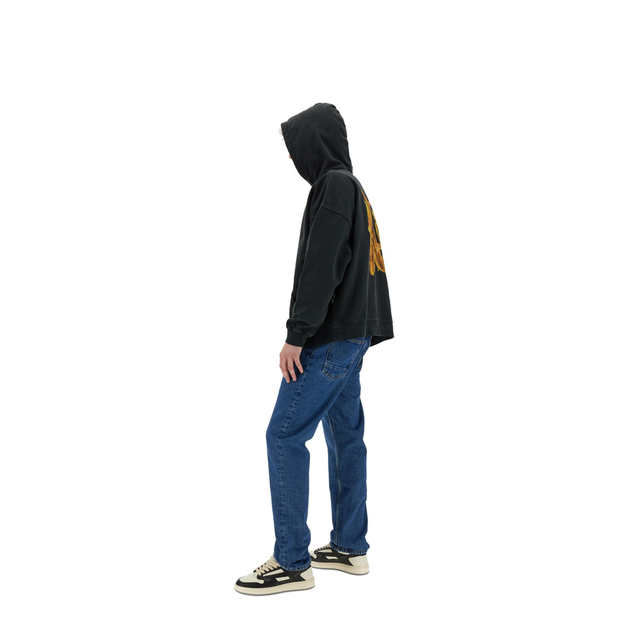 Burning Monogram Print Sweatshirt - Image 2