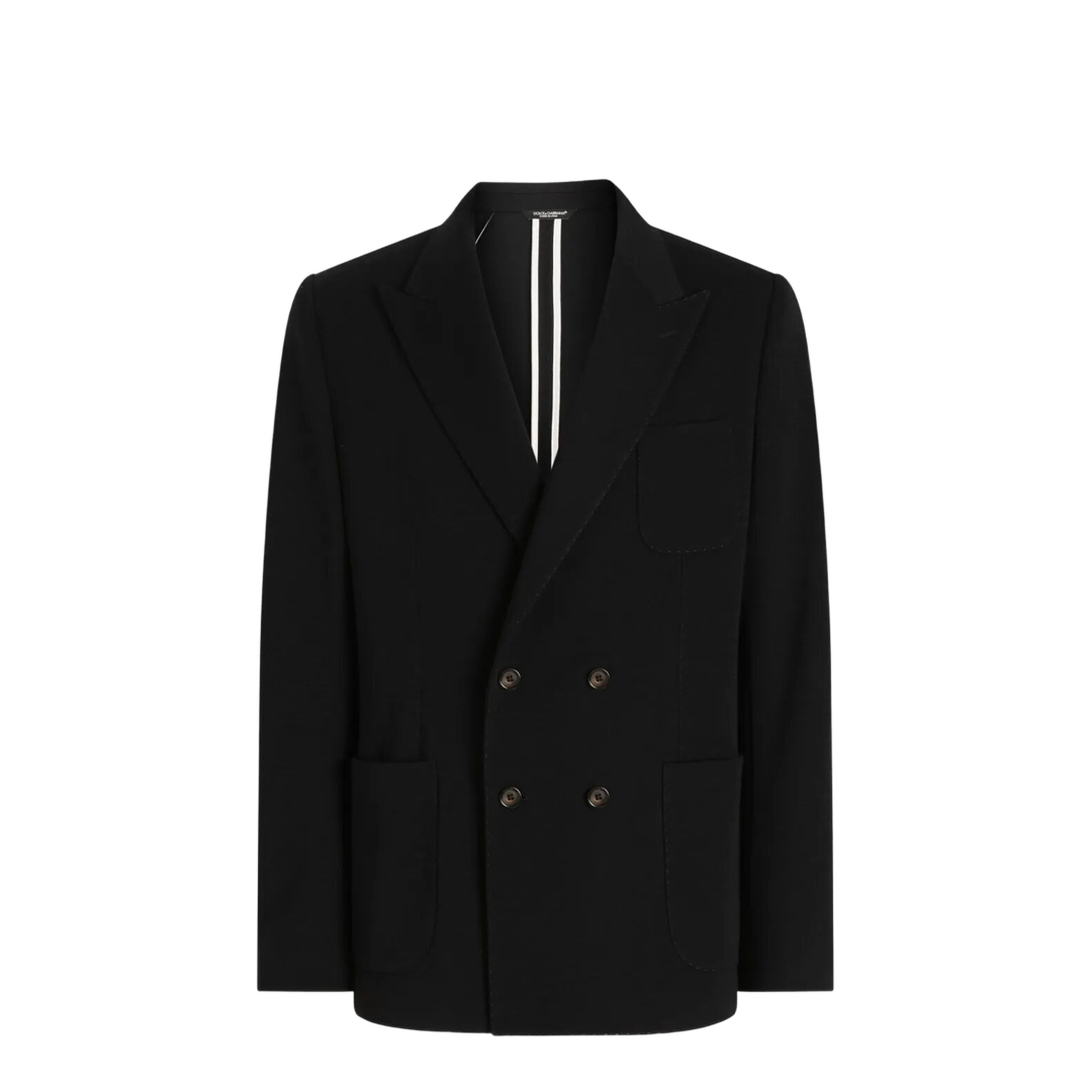 Double-Breasted Wool Blazer - Image 1