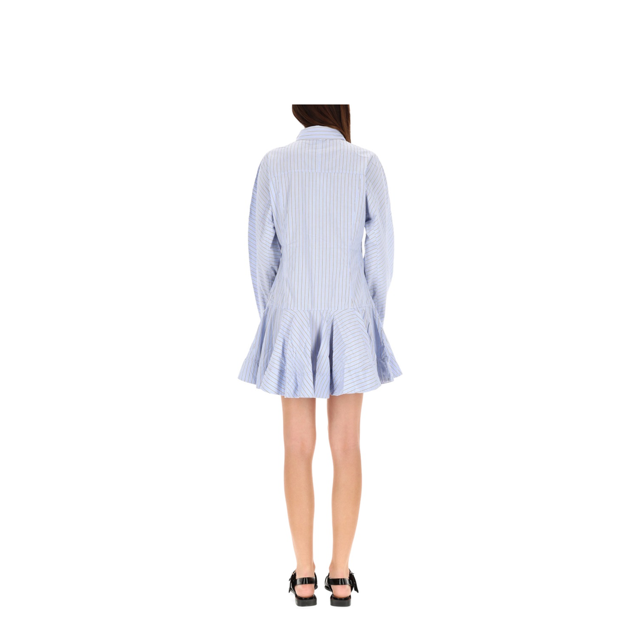 Striped Chemisier Dress - Image 3