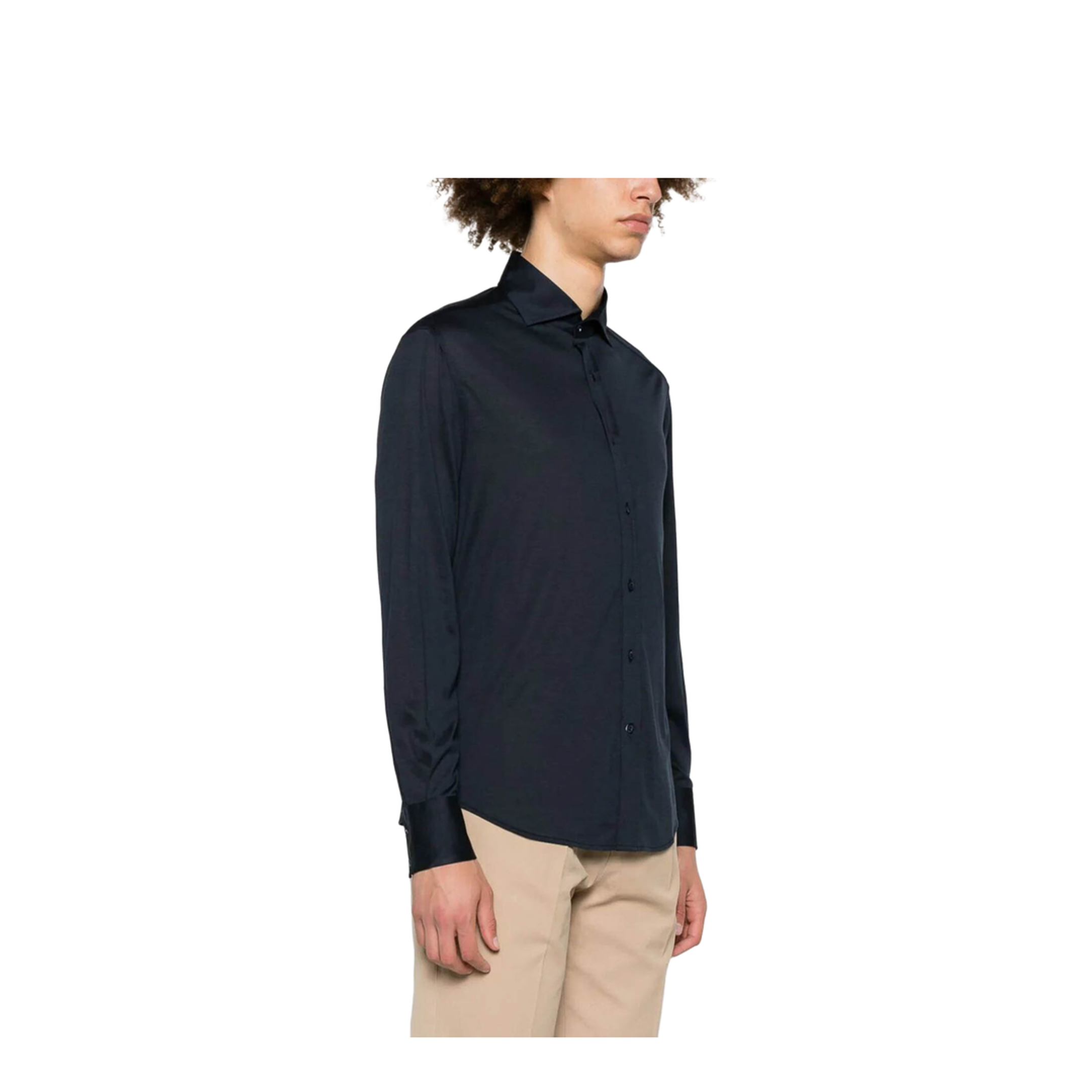 Men Camicia Di T-shirt Black - Image 4