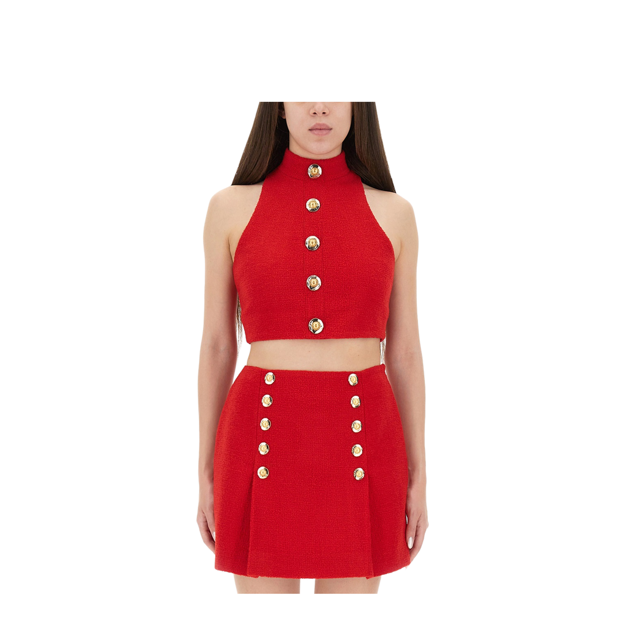 Red Virgin Wool Top - Image 1