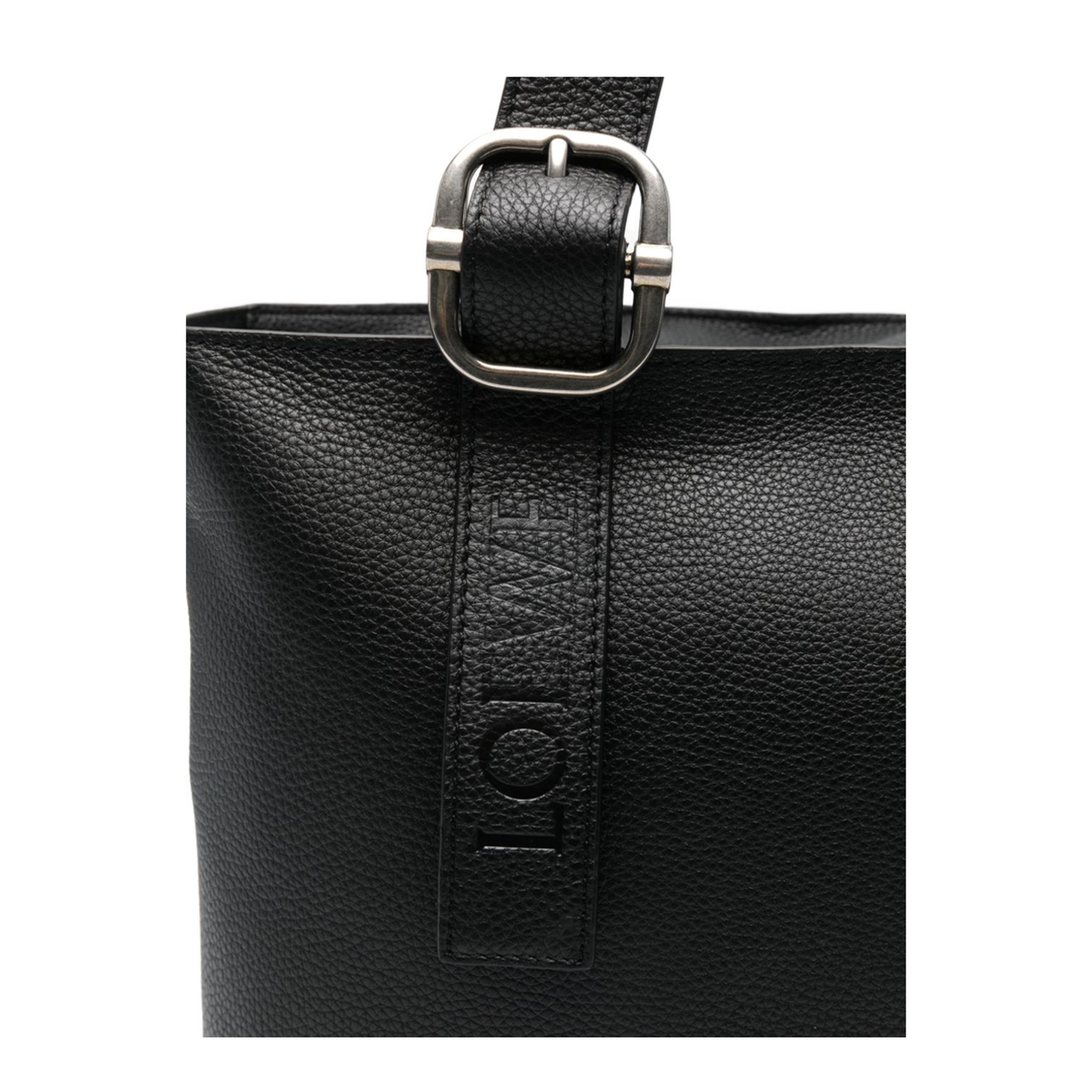 Loop Calfskin Tote - Black - Image 2