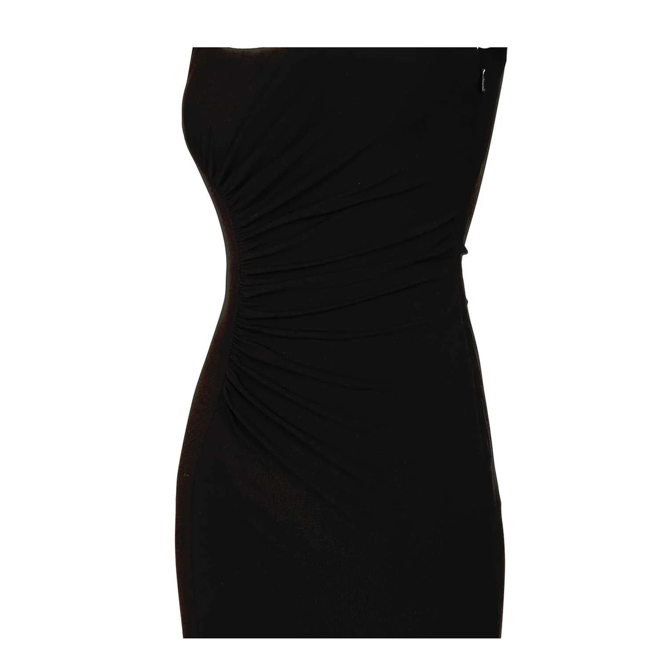 Draped Dress Black - Image 3