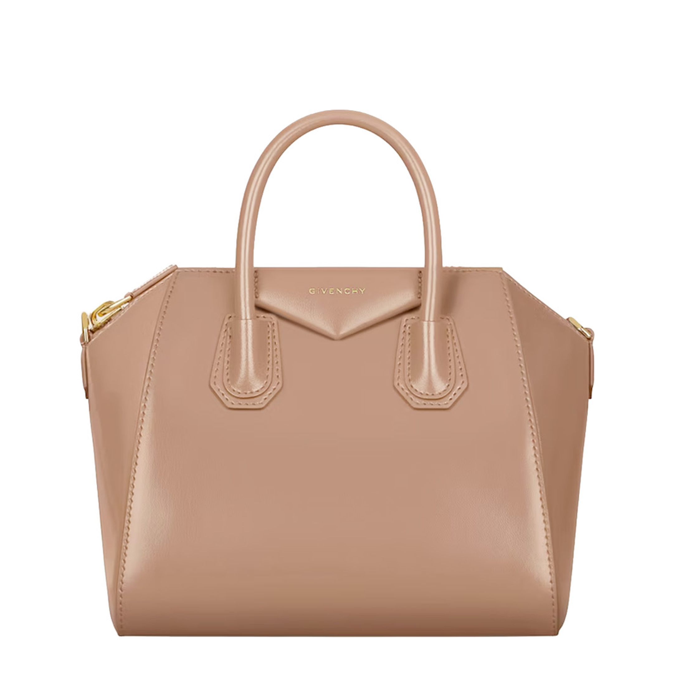 Antigona Top-Handle Small Leather Tote Bag - Neutrals - Image 1