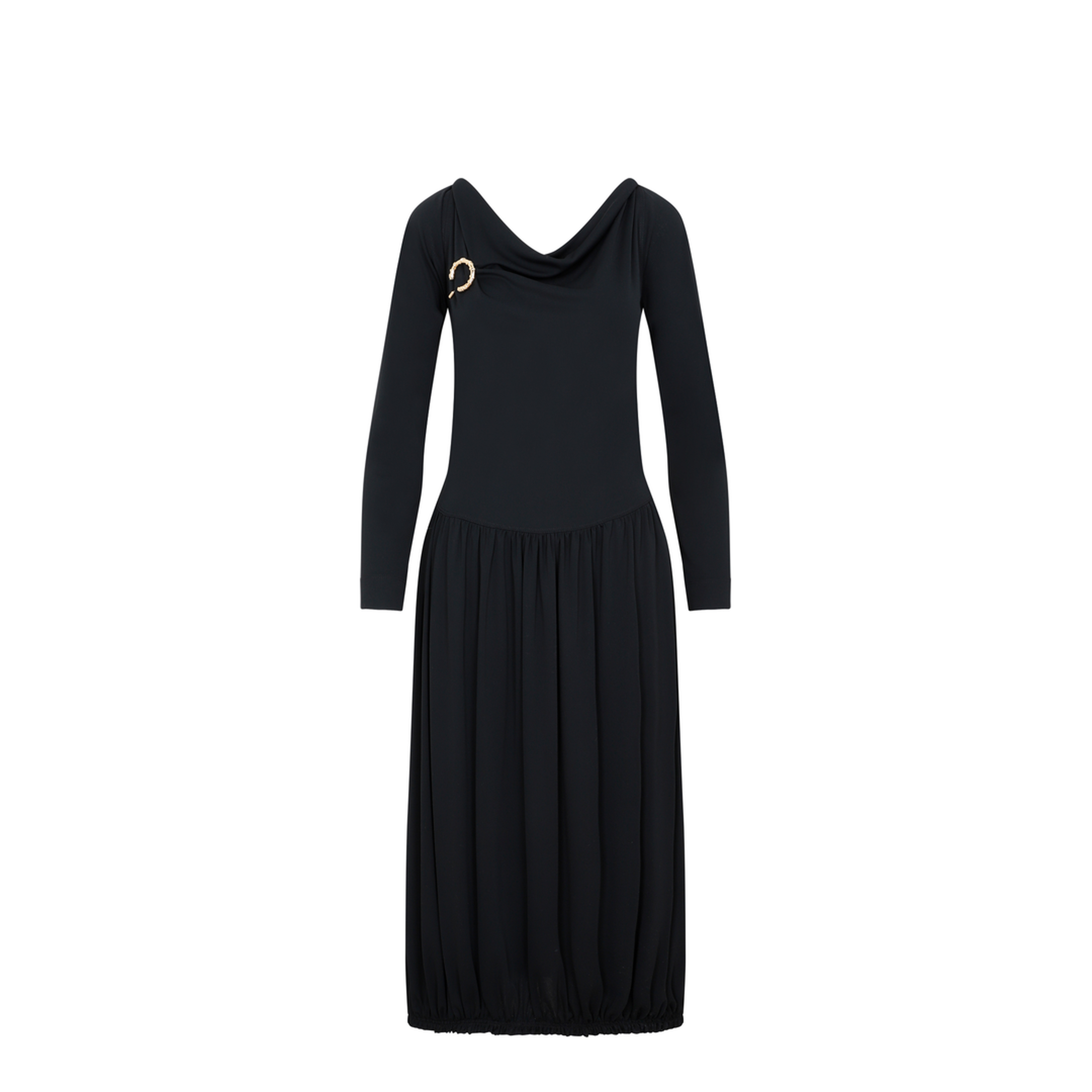 Drape Midi Dress - Image 2
