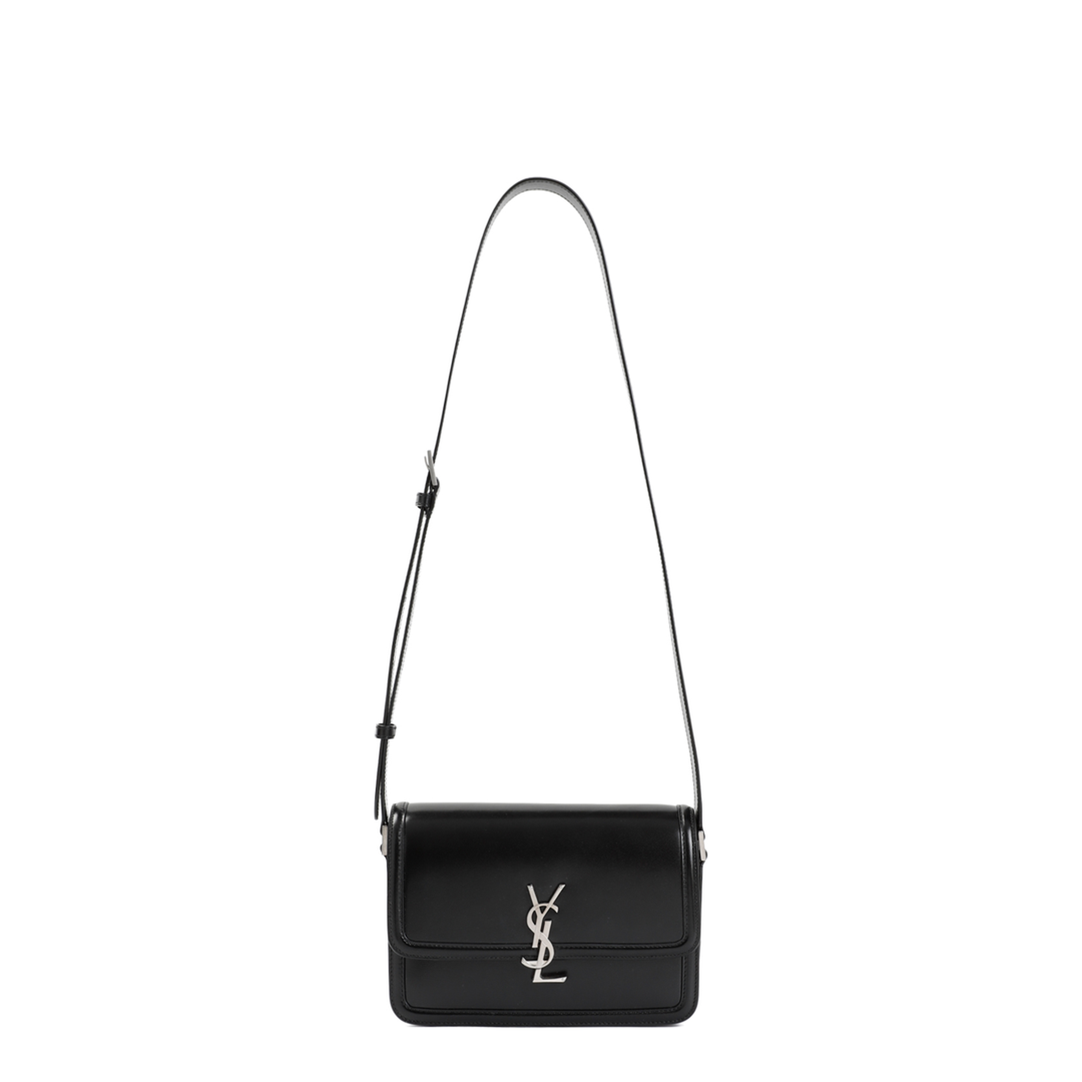 Solferino Medium Calf Leather (Smooth Leather) Satchel - Black - Image 2