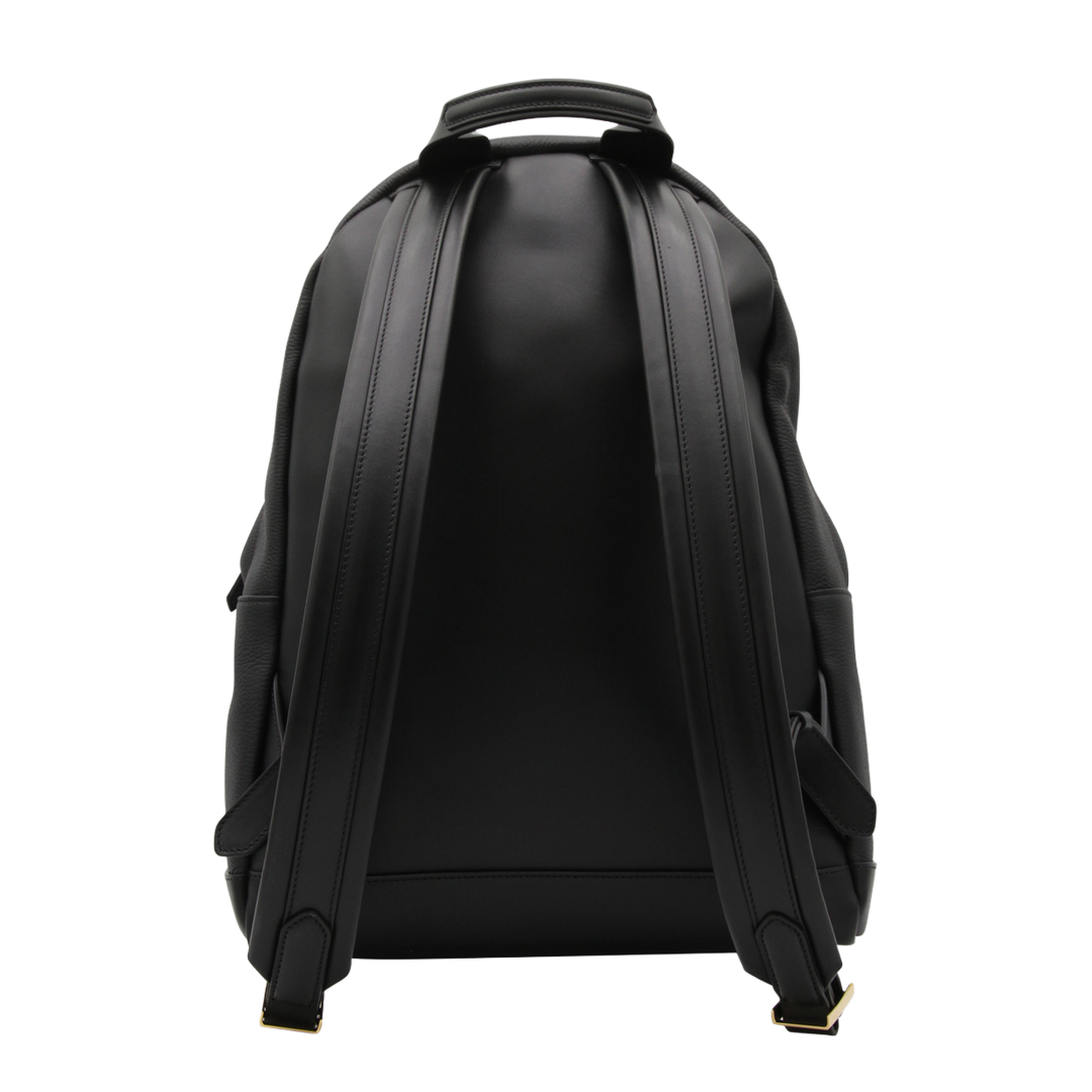 Grain Leather Buckley Backpack - Black - Image 6