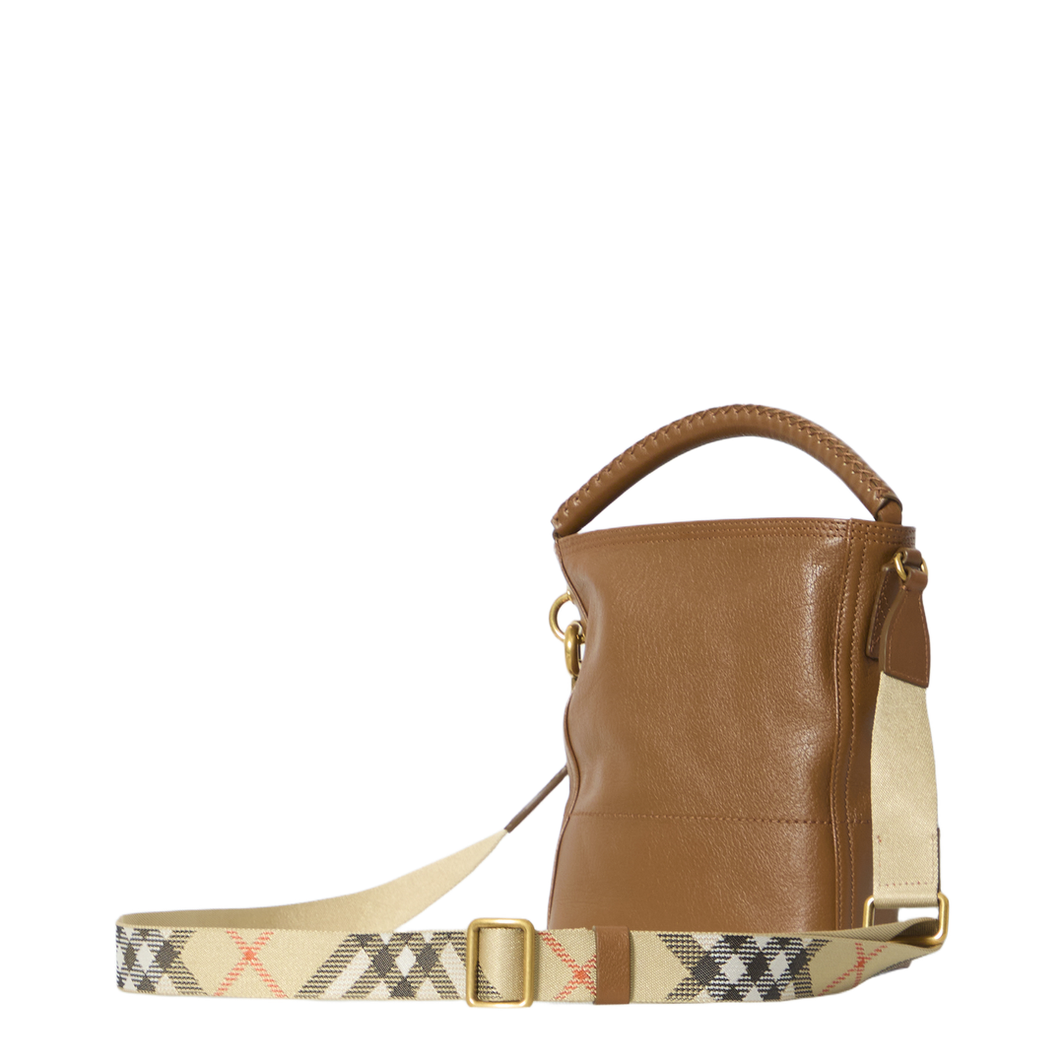 B Clip Calfskin Bucket Bag - Hazelnut Brown - Image 2