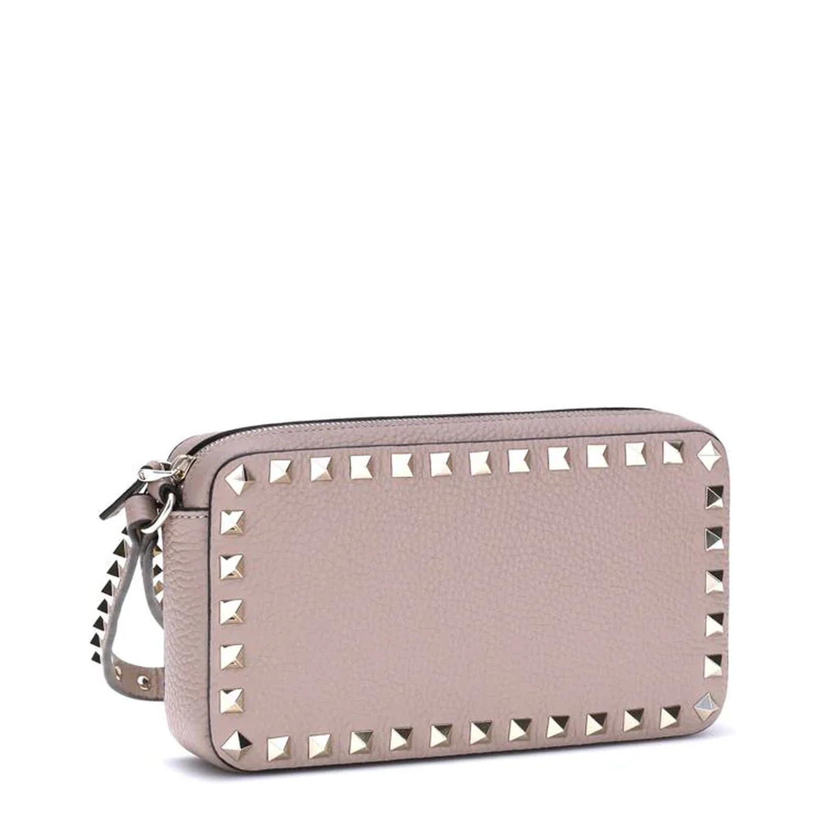 Rockstud Small Clutch Leather Pink - Image 3