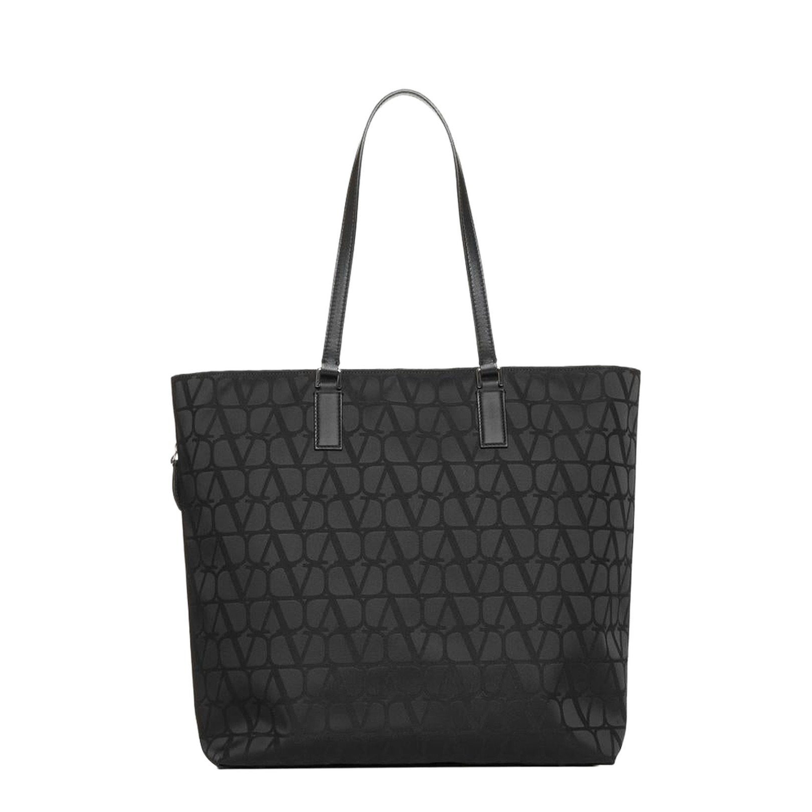 Rockstud Double Leather Tote Bag - Image 4