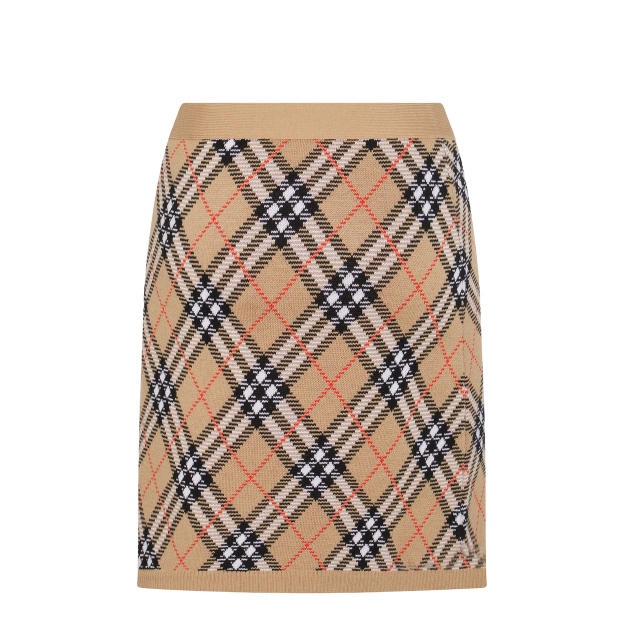 Embroidered Wool Blend Mini Skirt - Image 3