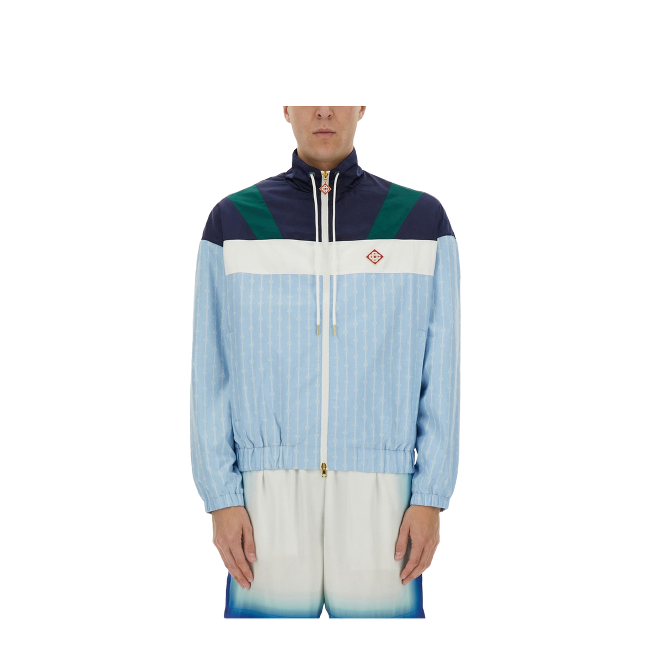 Pinstripe Laurel Track Jacket - Image 1