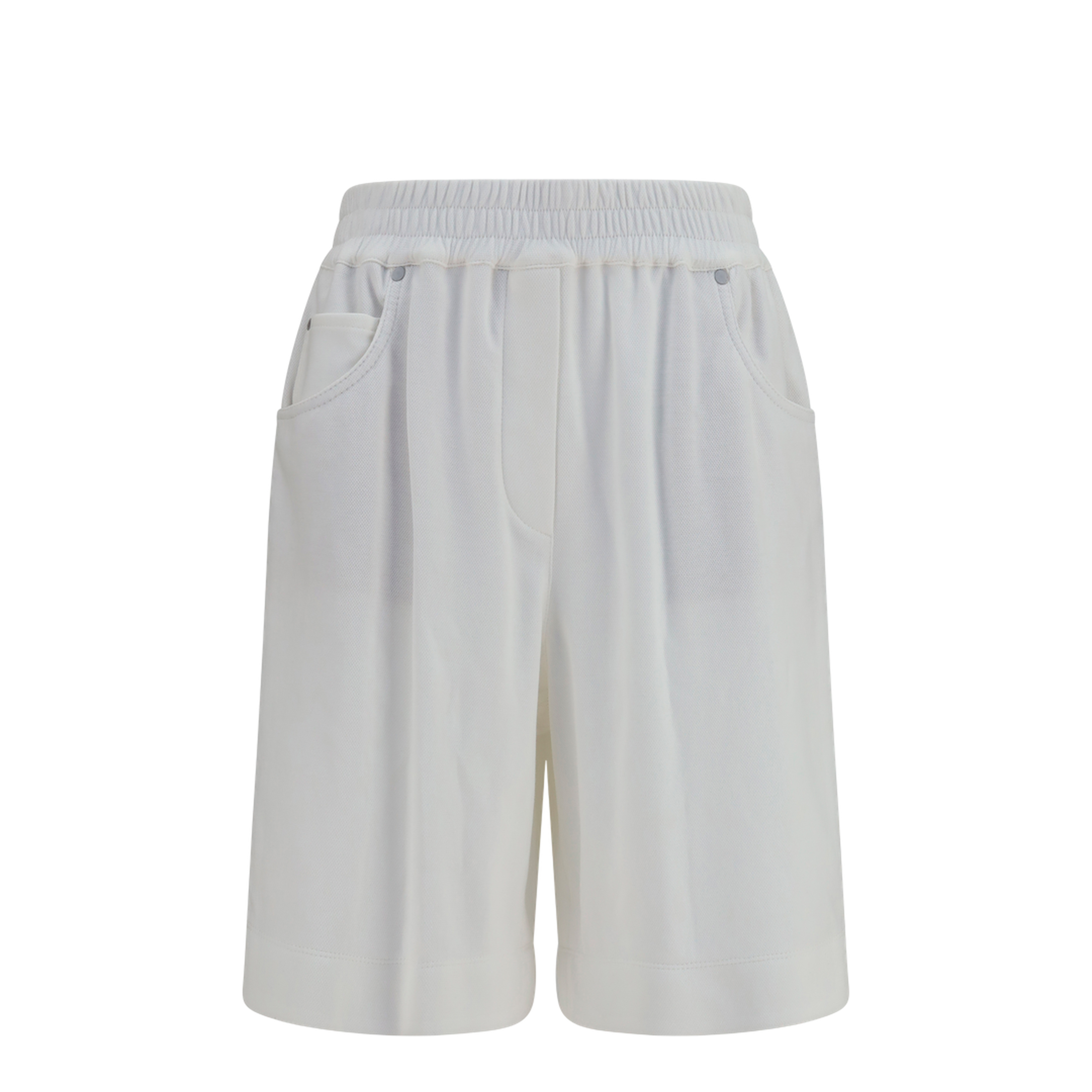 Cotton Piqué Shorts - Image 1