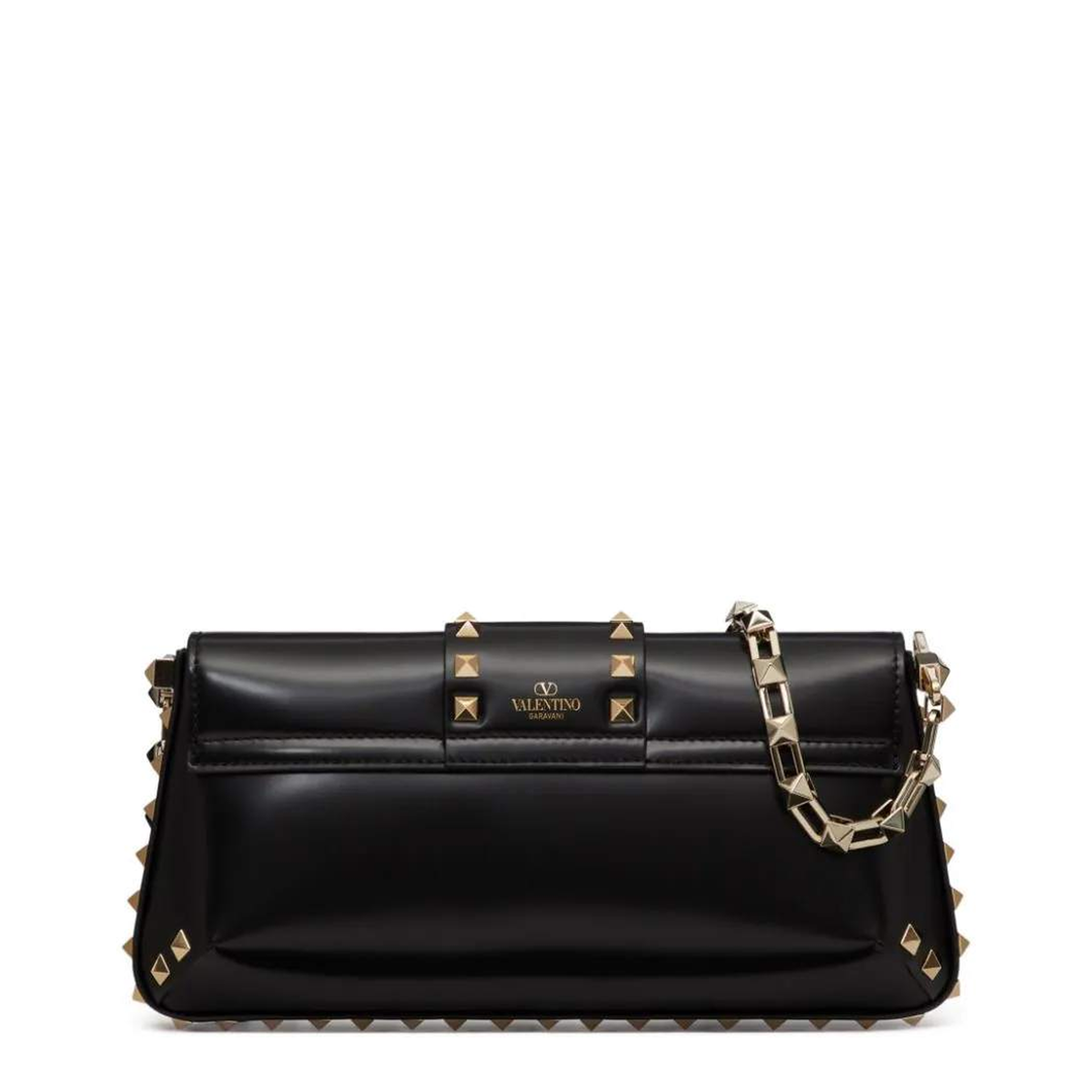 Garavani Rockstud Shoulder Bag in Brushed Leather - Image 3