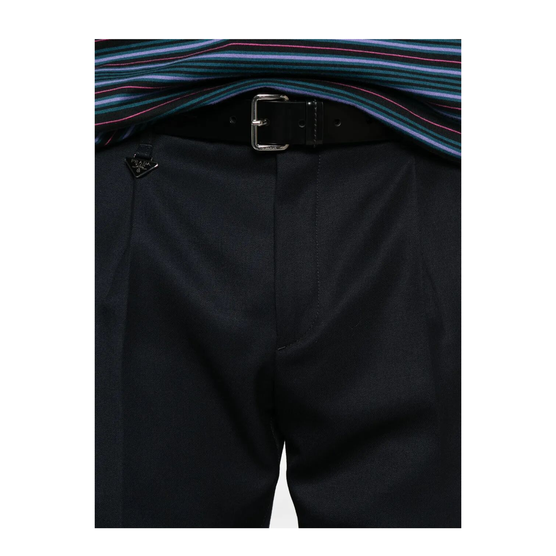 Tapered Leg Wool Trousers - Image 5
