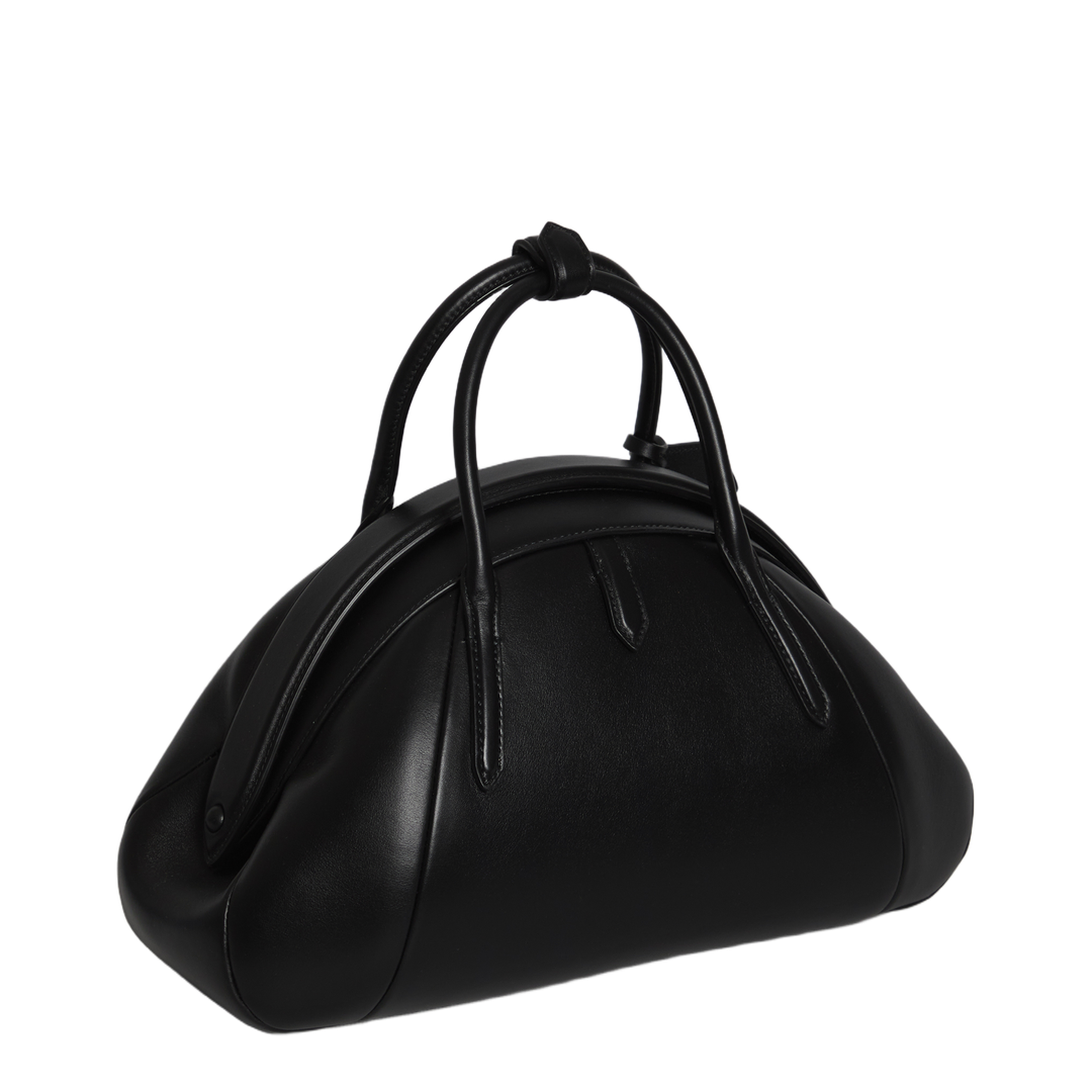 Purse Calfskin Top Handle Bag - Noir - Image 2