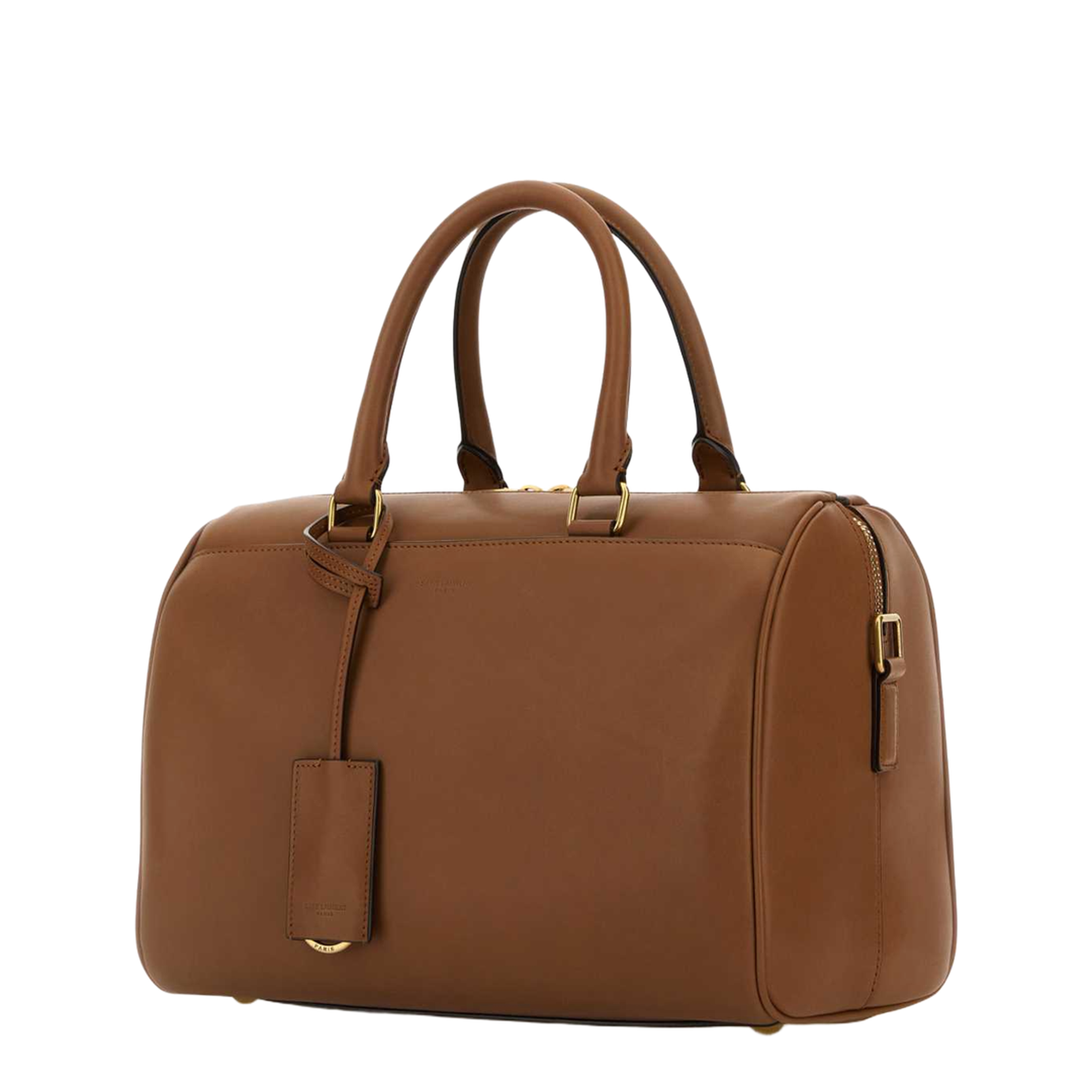 Le Duffle Medium Leather Tote - Brick - Image 2