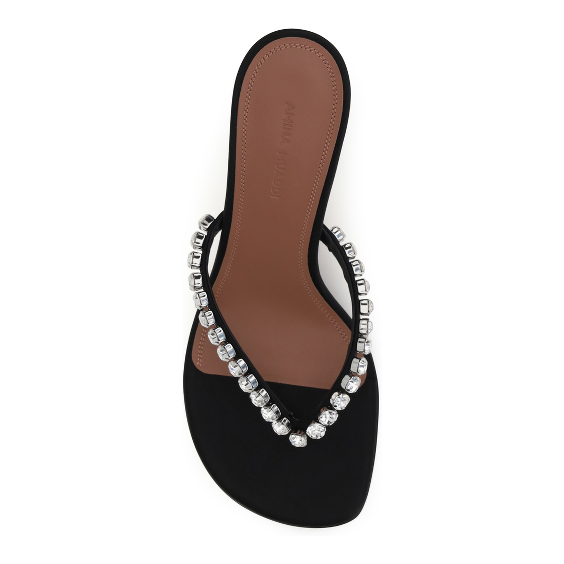 Crystal-Embellished Thong Sandals - Image 4